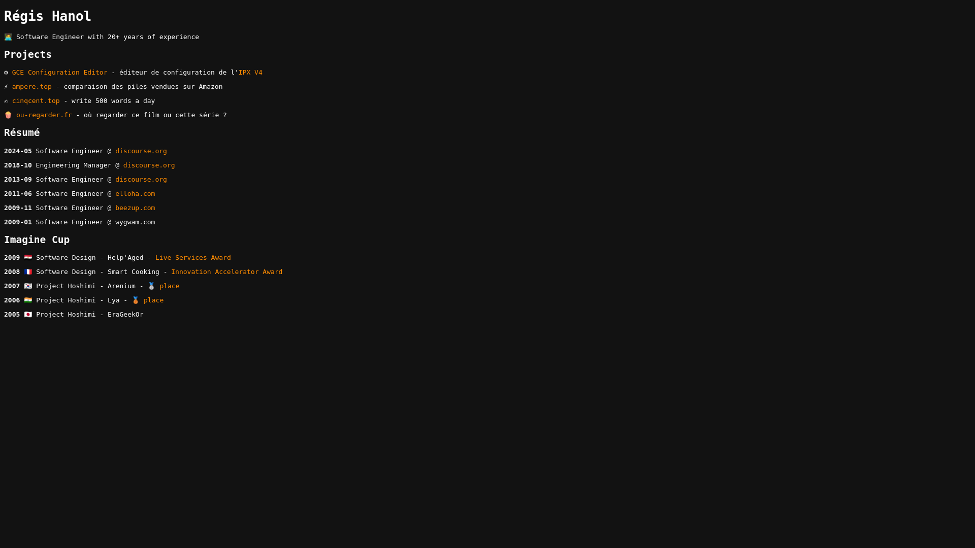 website screenshot of https://regishanol-fr.pages.dev/