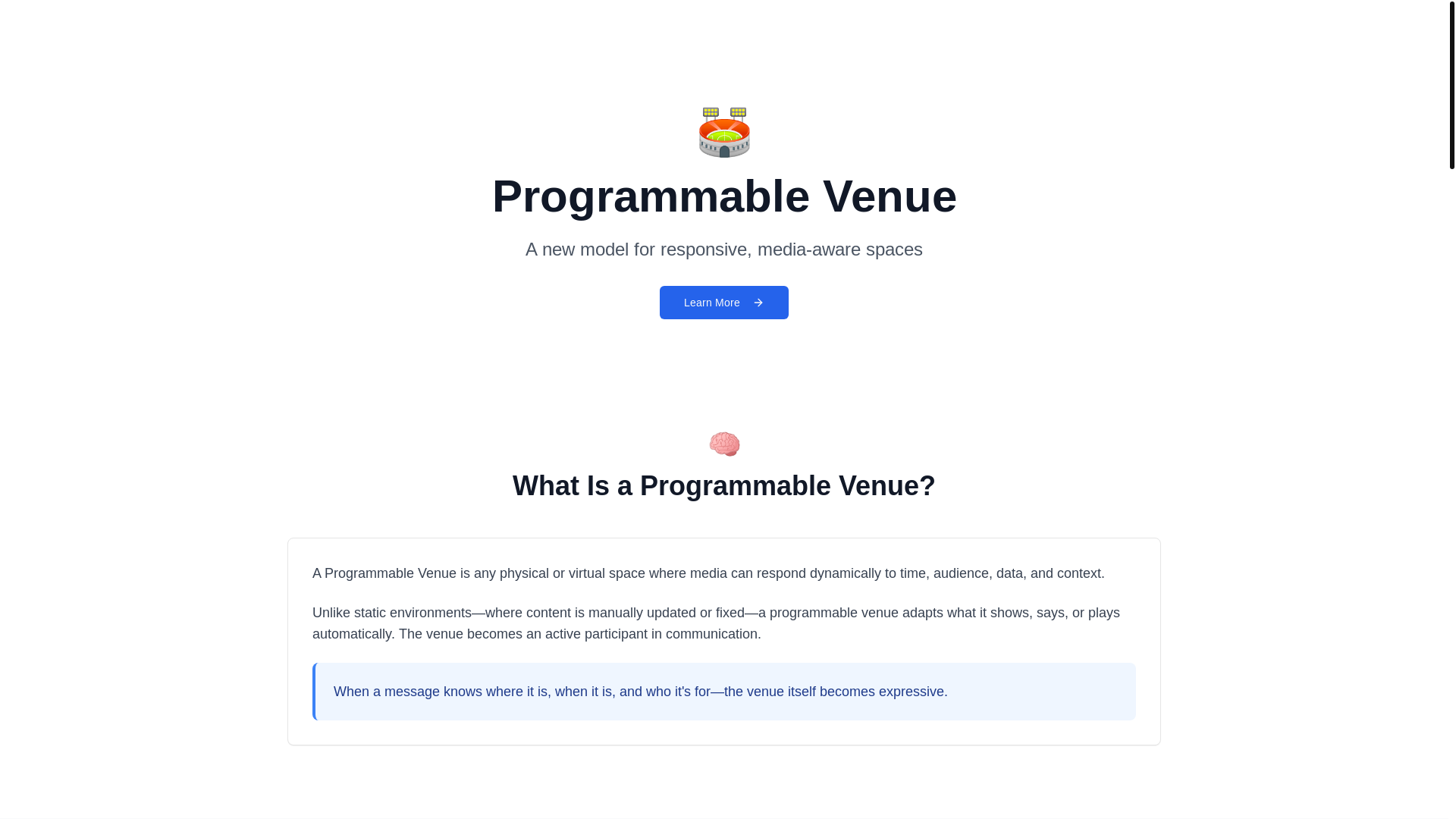 website screenshot of https://programmablevenue.com/