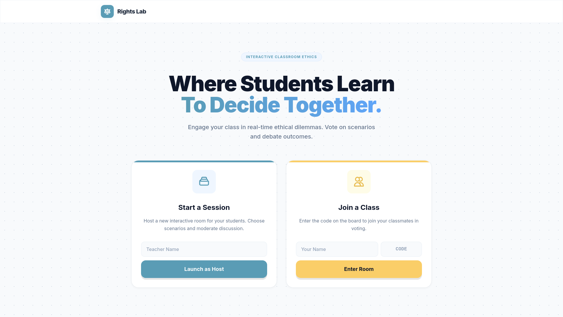 website screenshot of https://rights-lab.com/