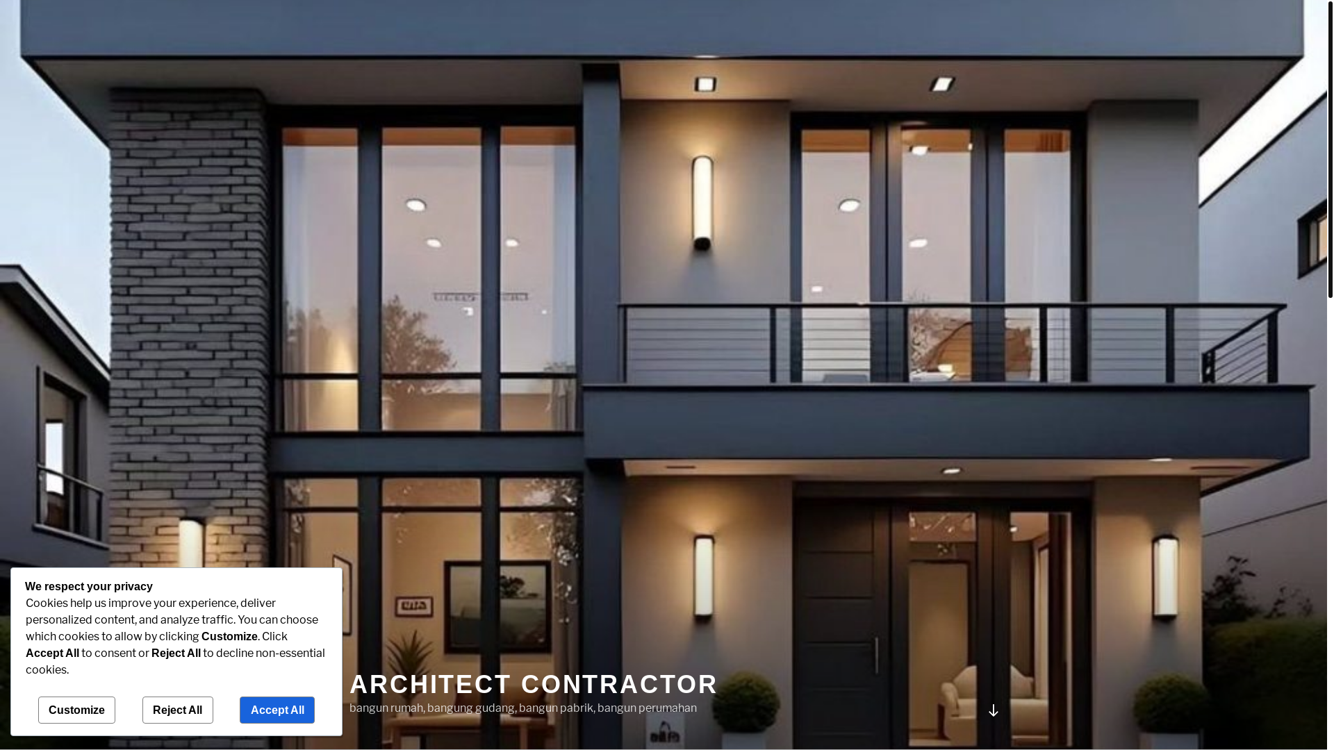website screenshot of https://architeccontractor.com/