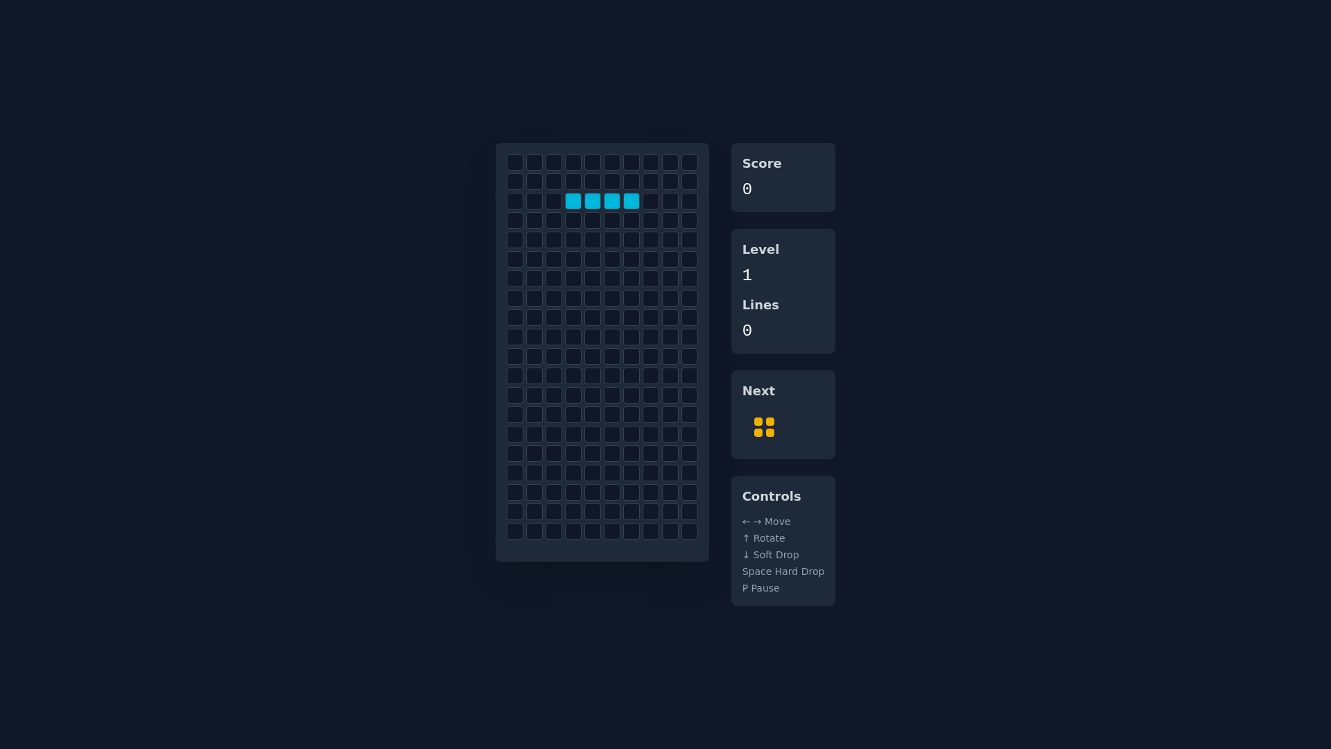 website screenshot of https://tetris-game-98f.pages.dev/