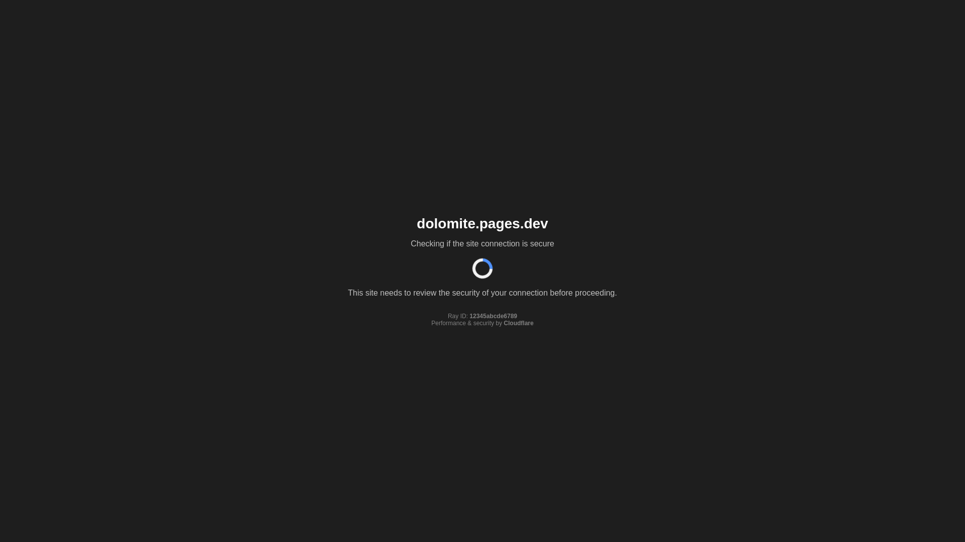 website screenshot of https://dolomite.pages.dev/