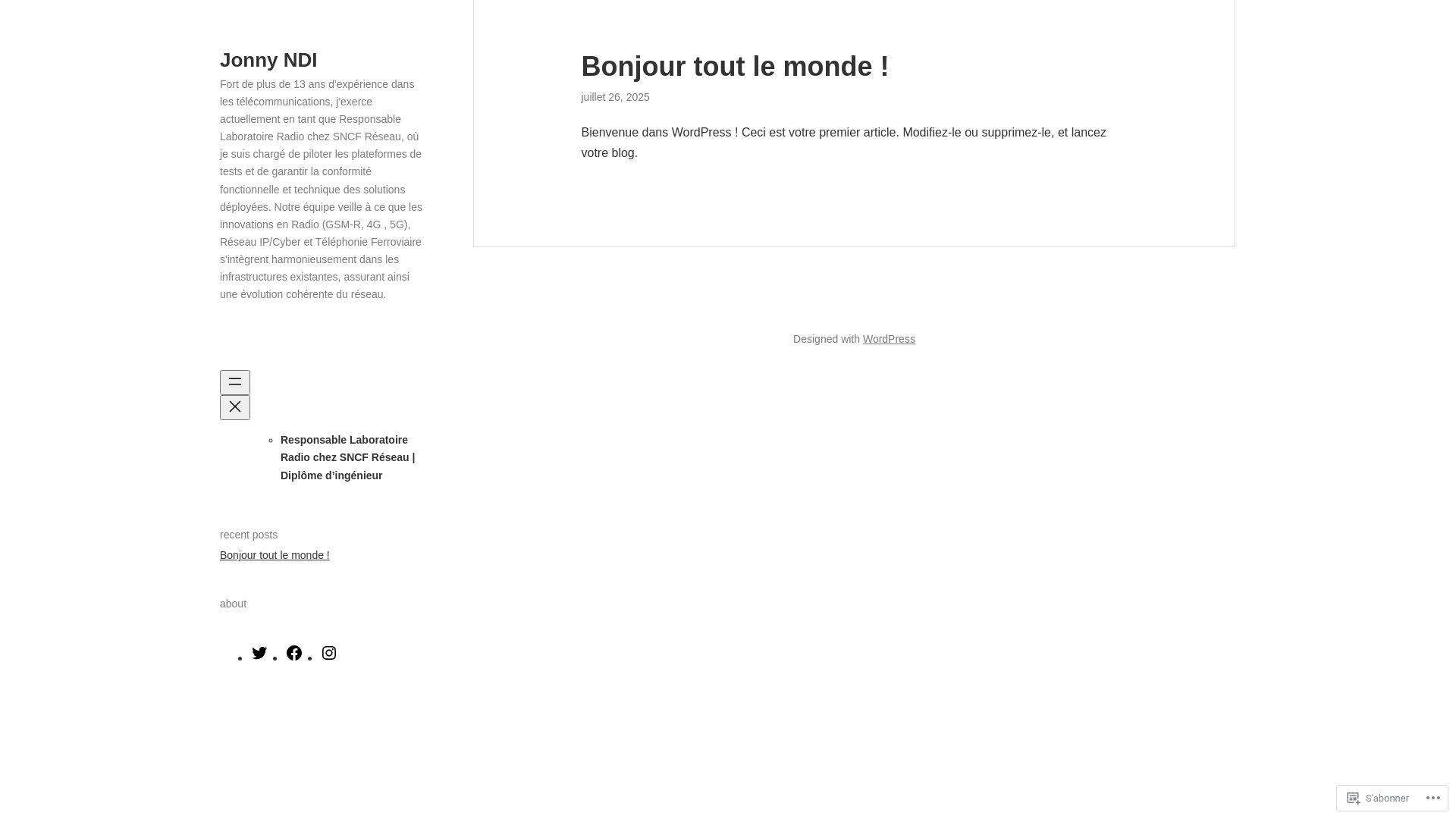 website screenshot of https://davidnjel.fr/