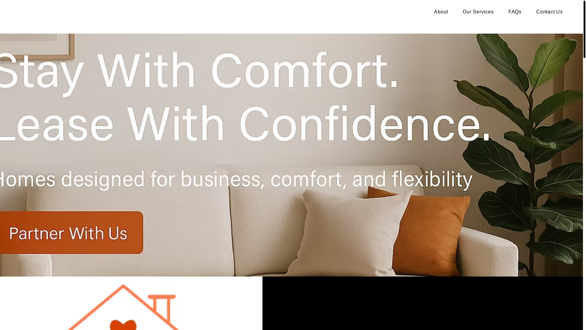 website screenshot of https://lavanarentals.com/