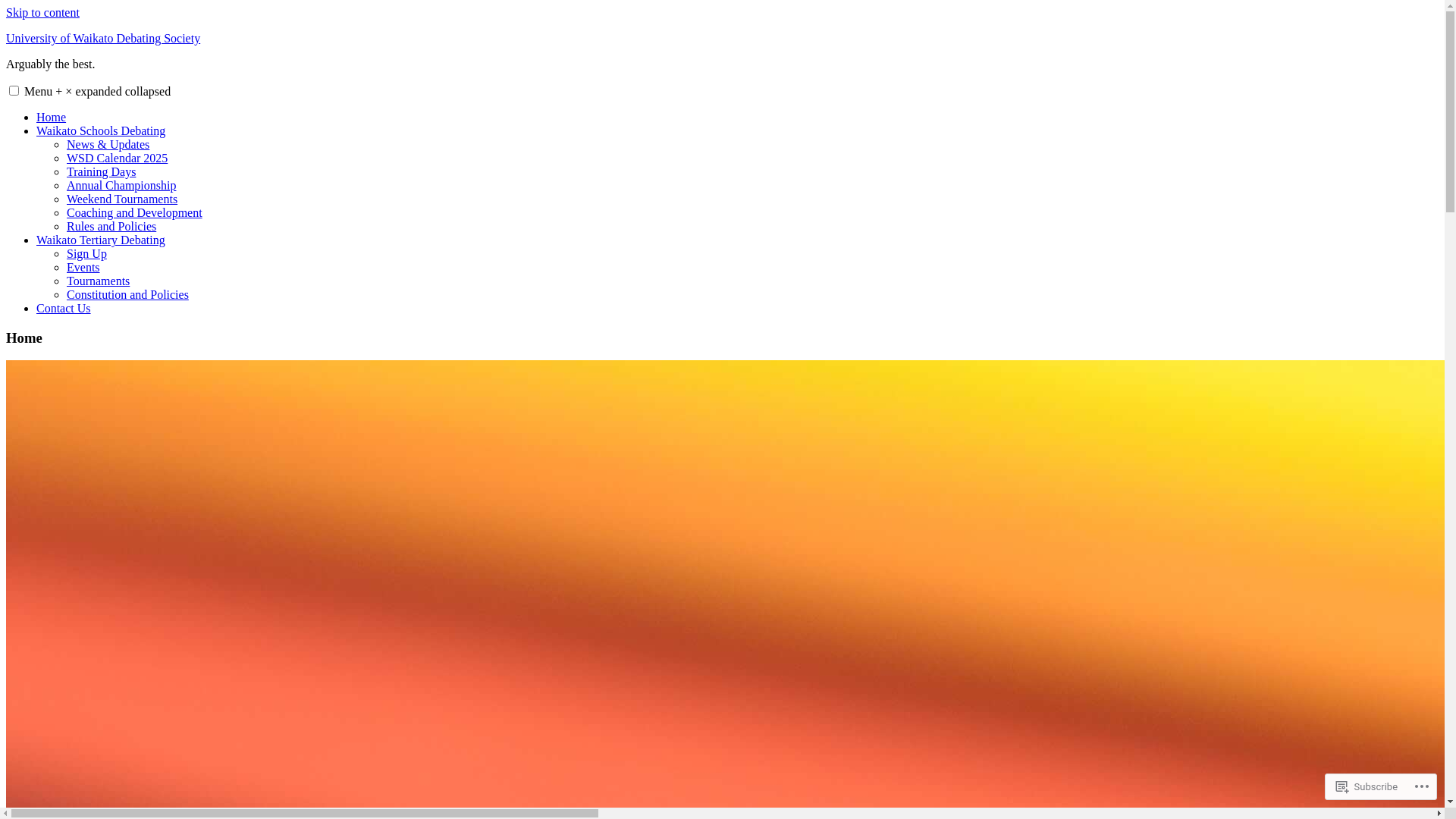 website screenshot of https://waikatodebating.com/