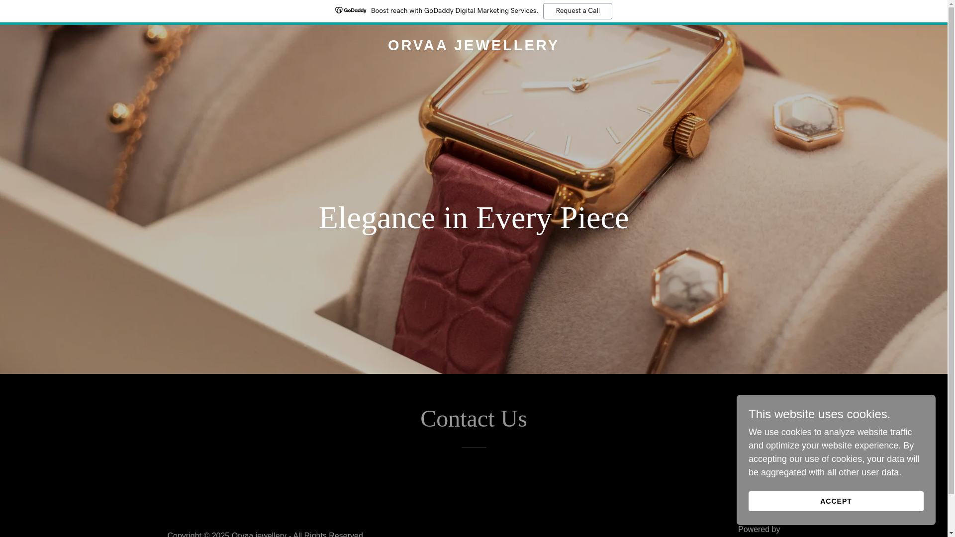 website screenshot of https://orvaa.shop/