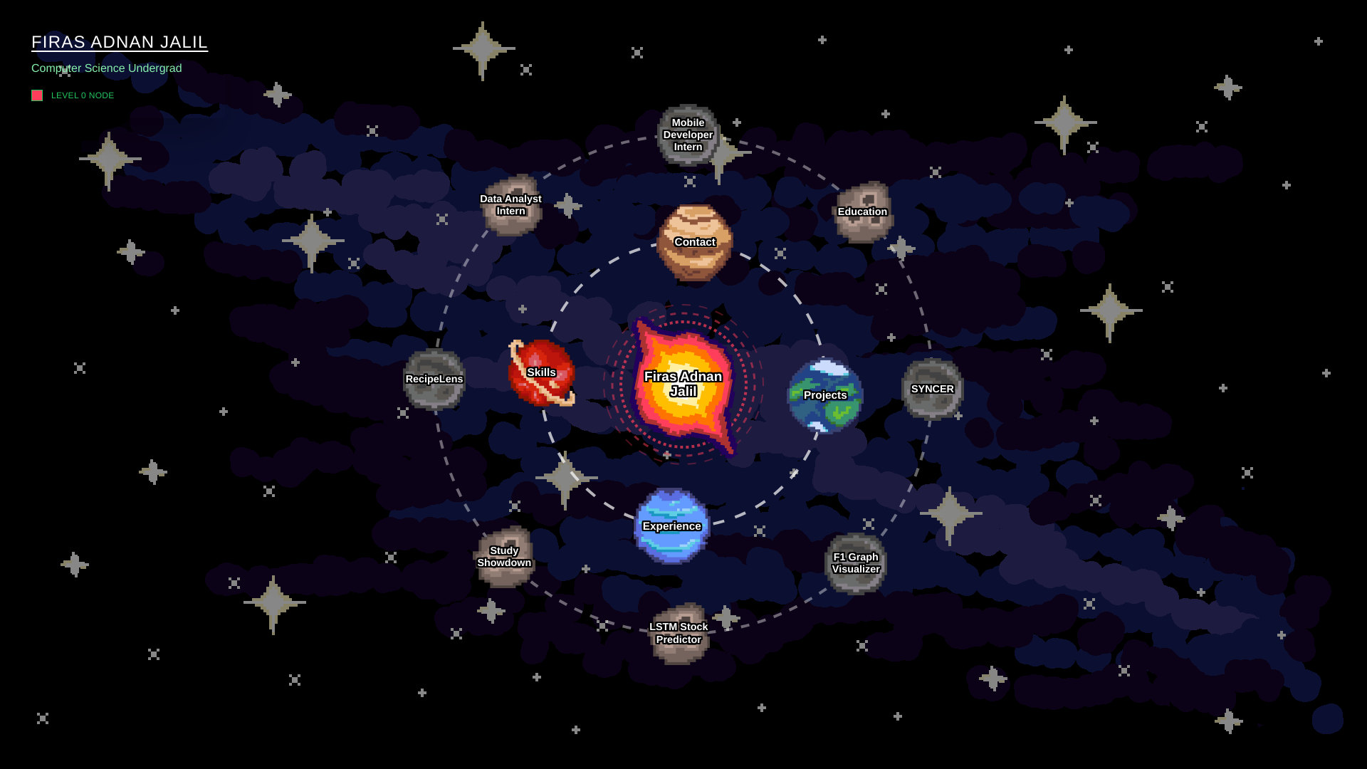 website screenshot of https://firasaj.dev/