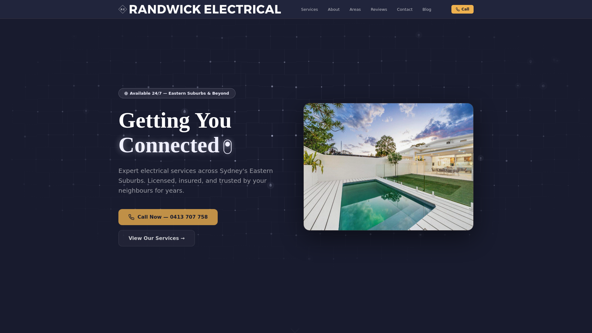 website screenshot of https://randwick-electrical-81w.pages.dev/