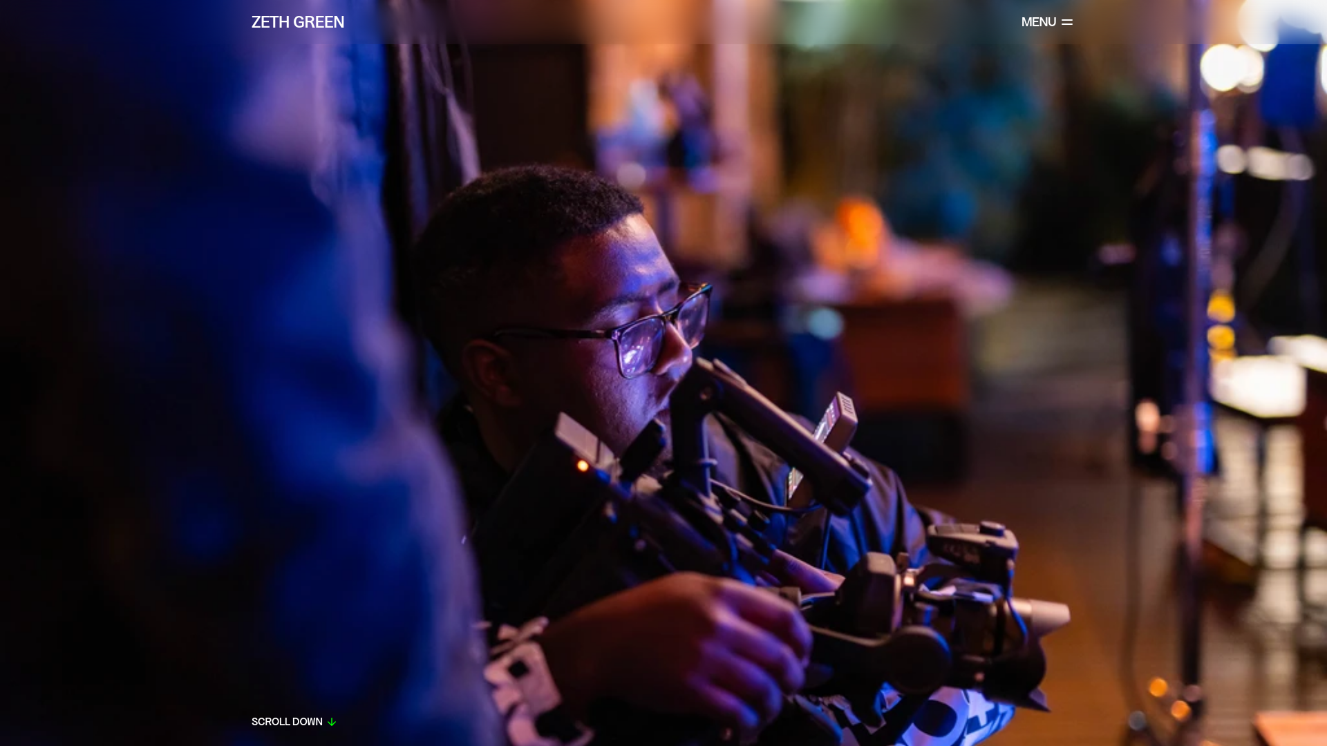 website screenshot of https://zethgreen.com.au