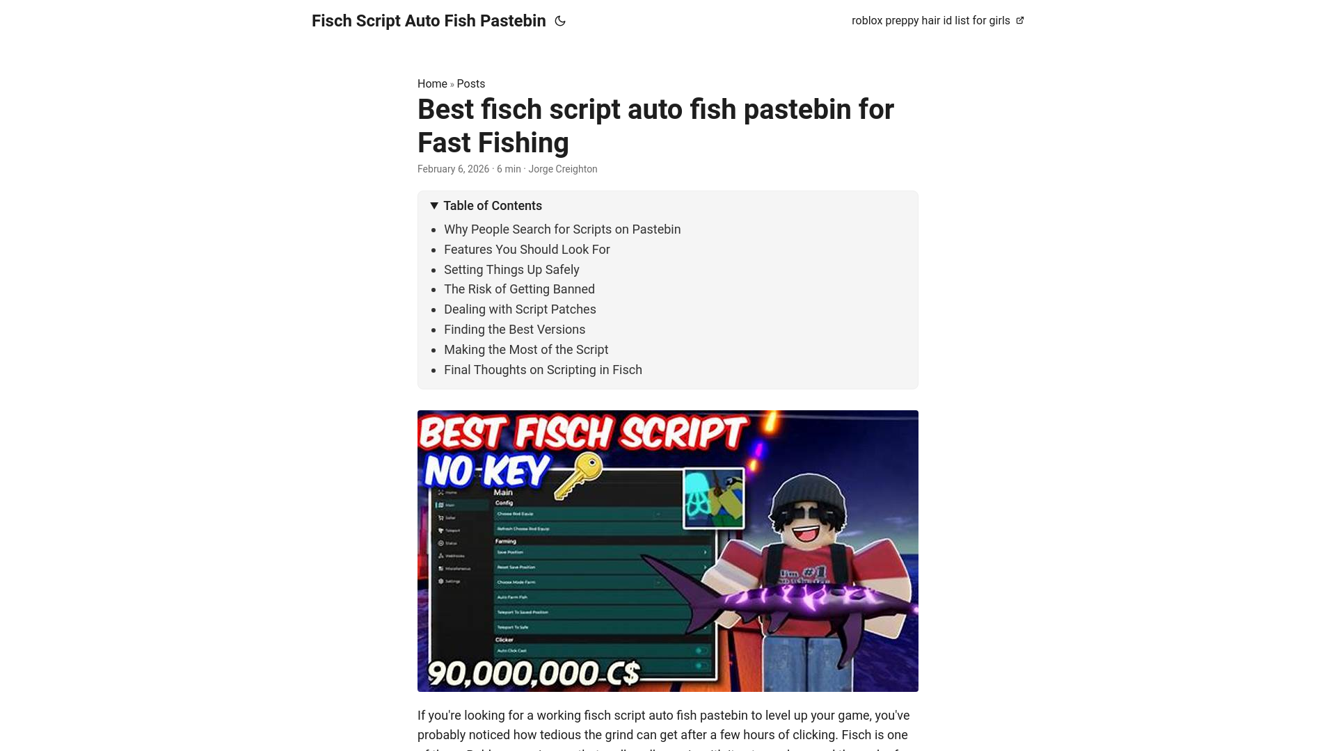 website screenshot of https://fisch-script-auto-fish-pastebin.pages.dev/