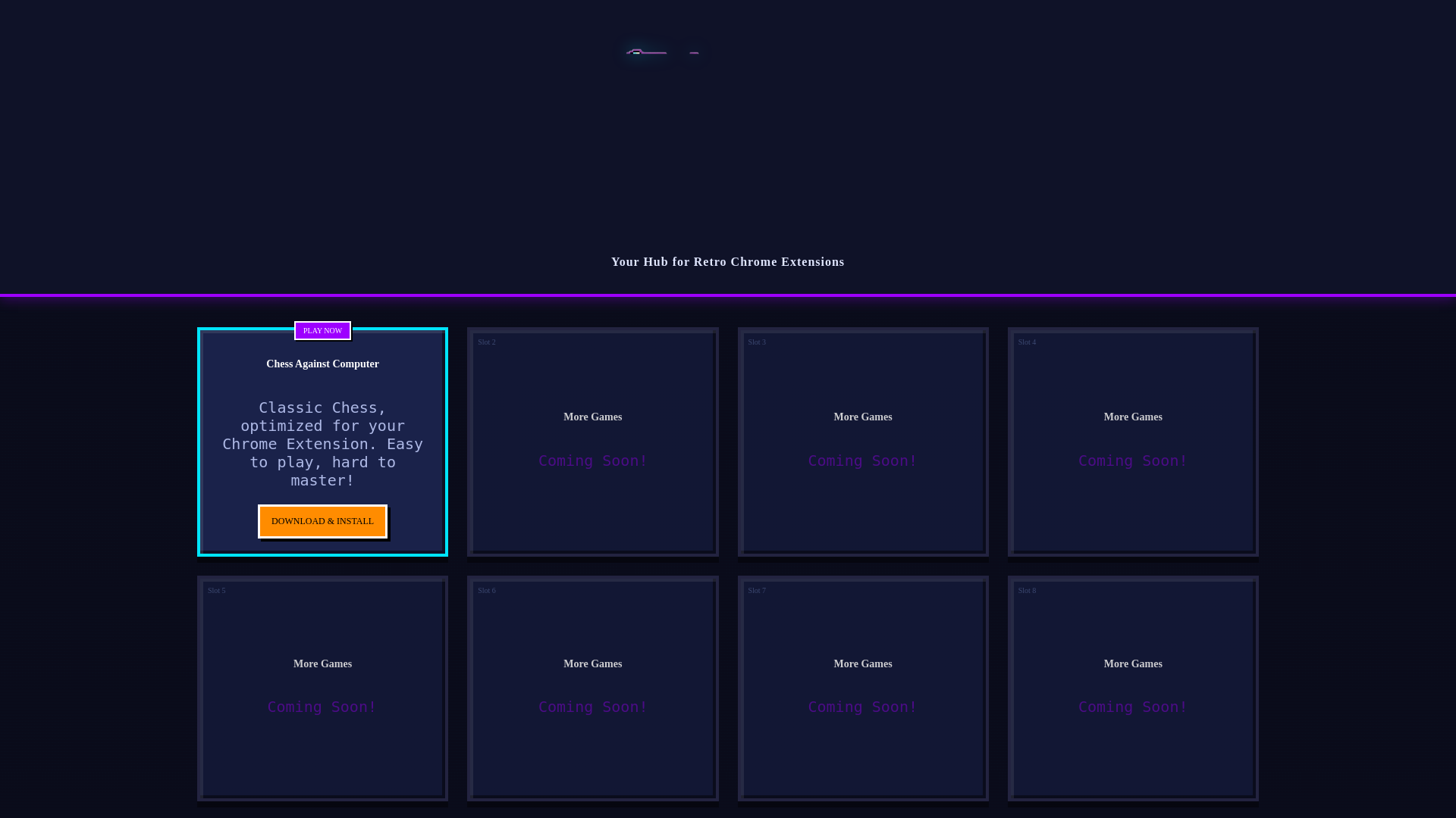 website screenshot of https://extensionarcade.com/