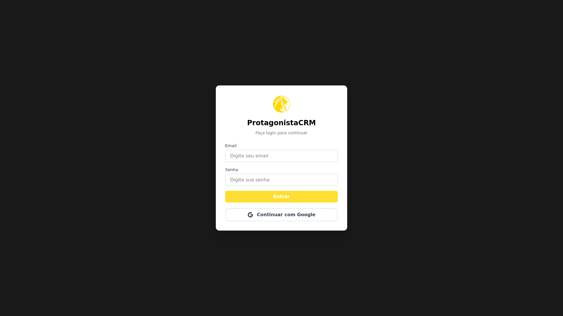 website screenshot of https://protagonistacrm-dashboard.pages.dev/