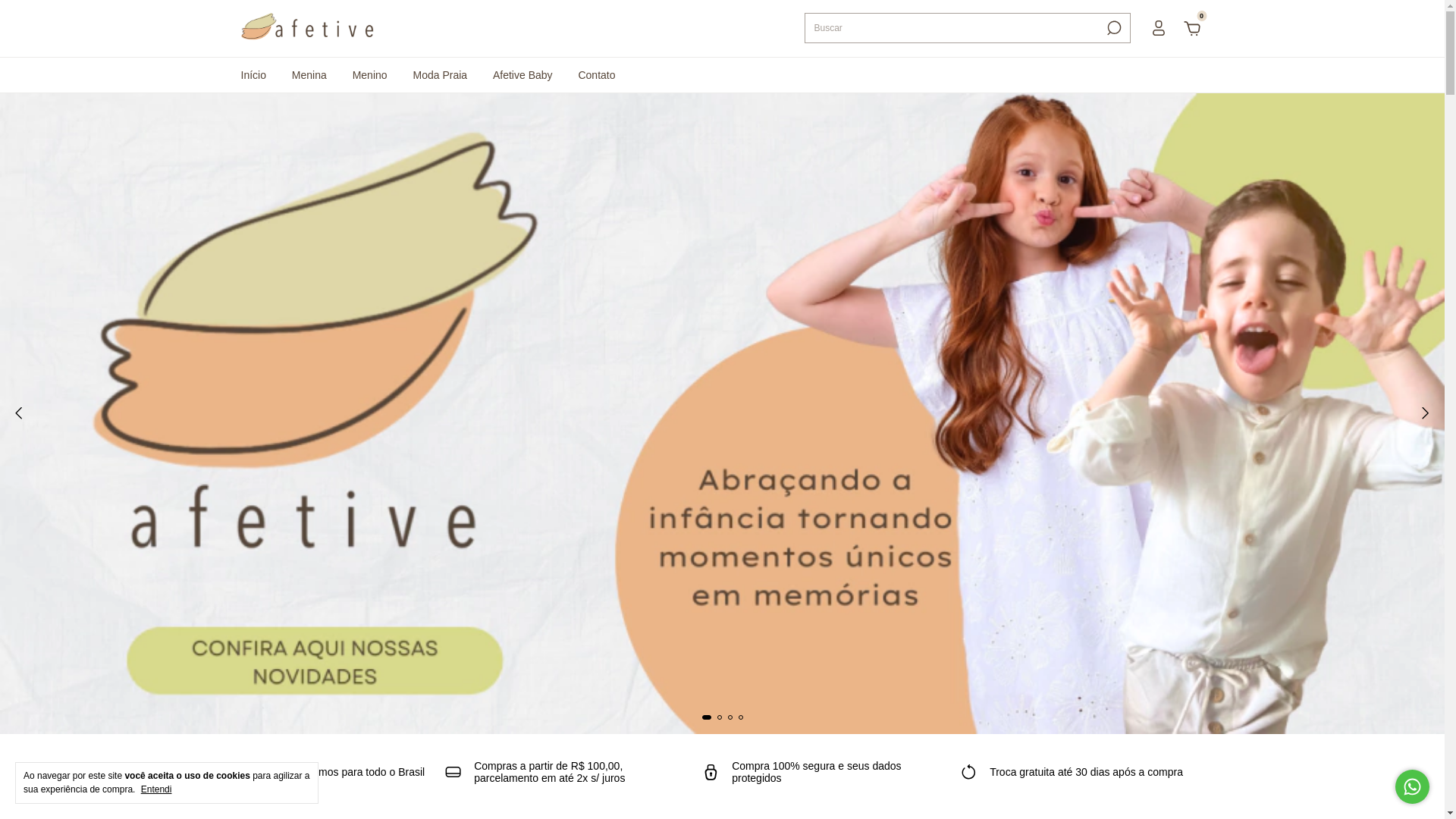 website screenshot of https://afetivemercato.com.br/