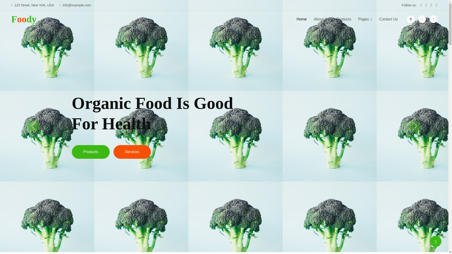 website screenshot of https://rutujashinde-organicfoodwebsitetemplate.pages.dev/