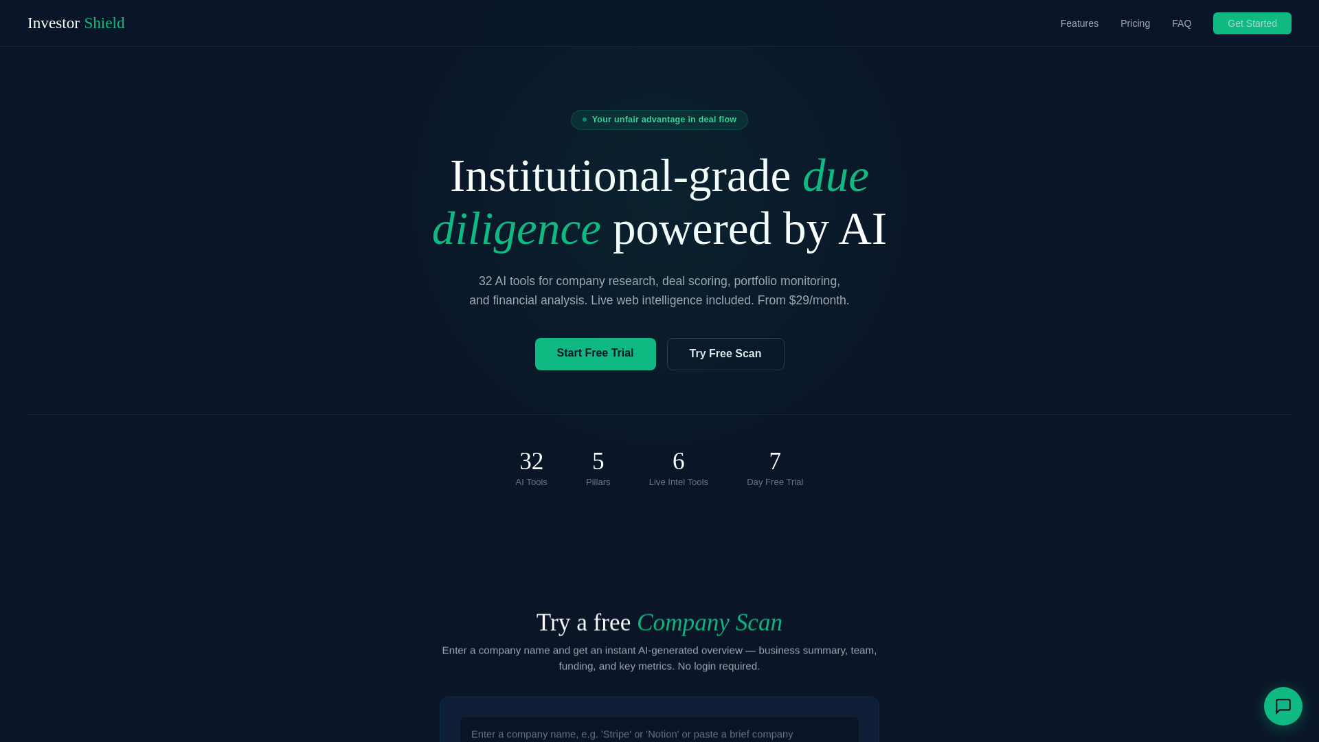 website screenshot of https://investorshield.online/