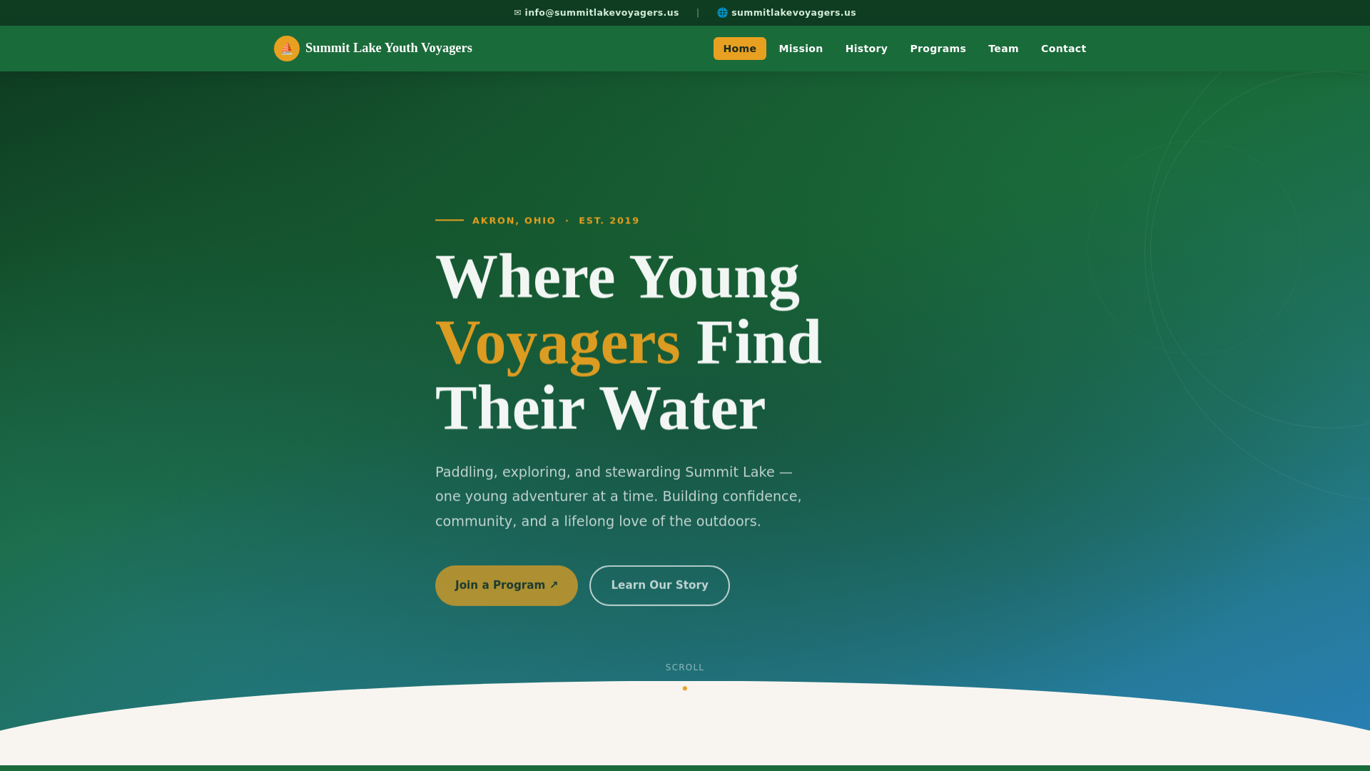 website screenshot of https://summitlakevoyagers-us.pages.dev/