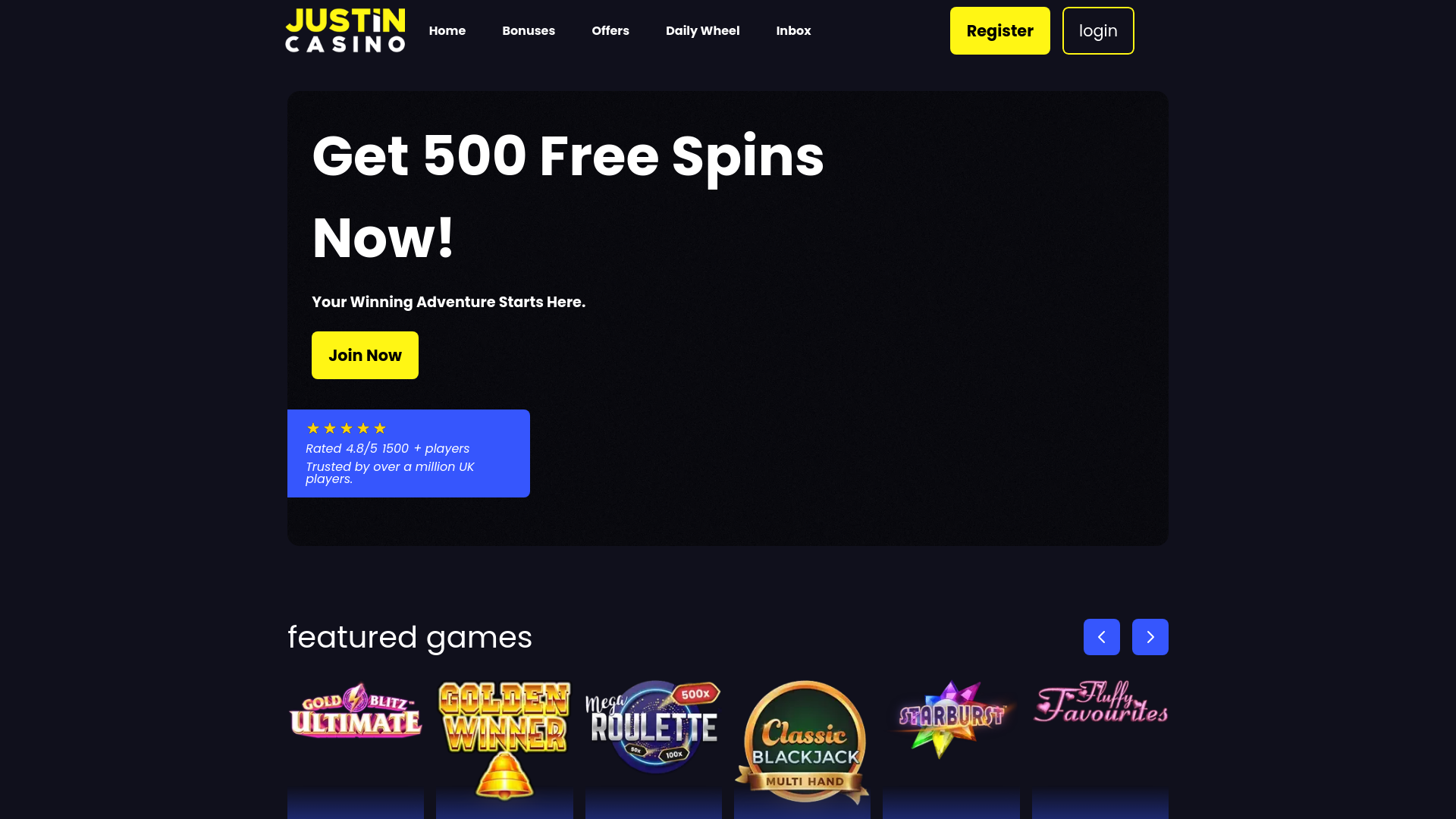 website screenshot of https://justin-casino-com.pages.dev/
