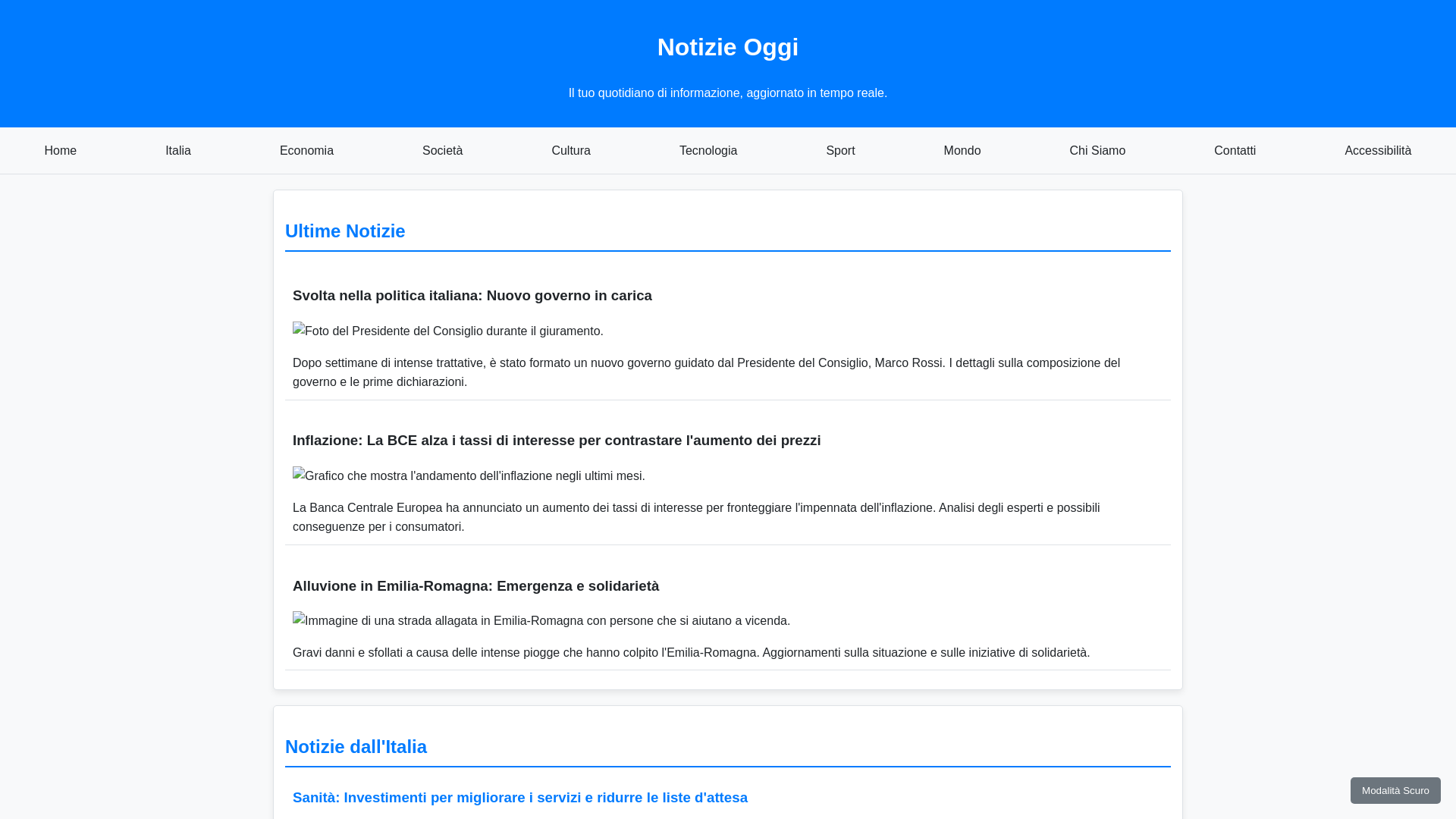 website screenshot of https://newsstory.ink