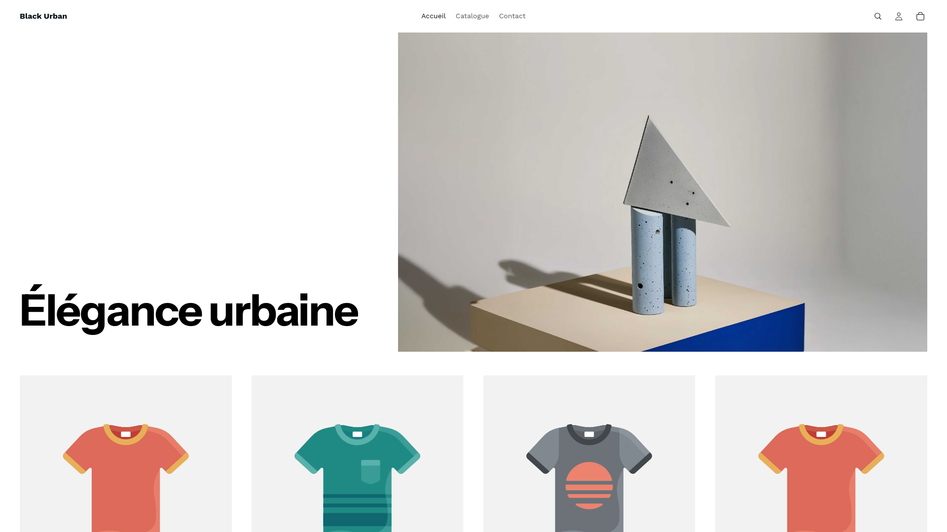 website screenshot of https://theblackurban.com