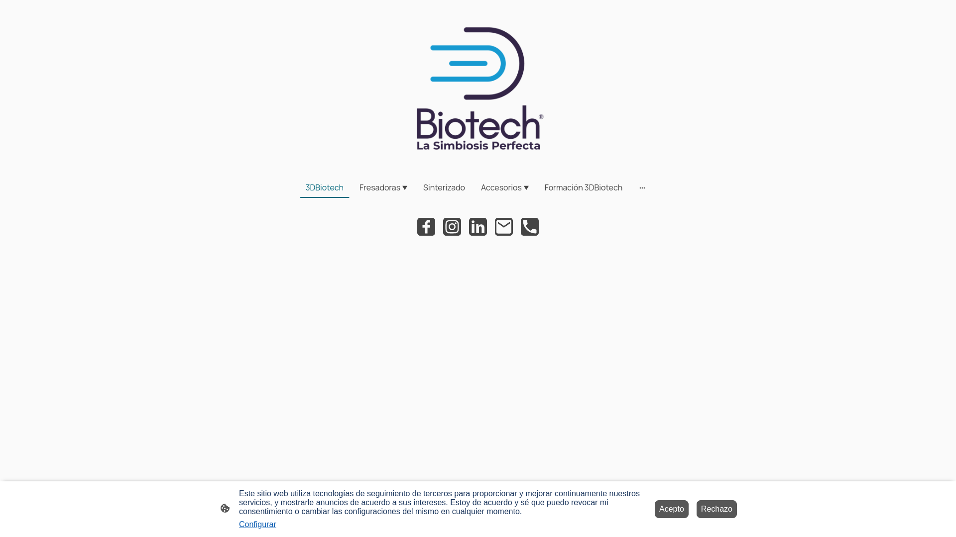 website screenshot of https://3dbiotechdigital.es/