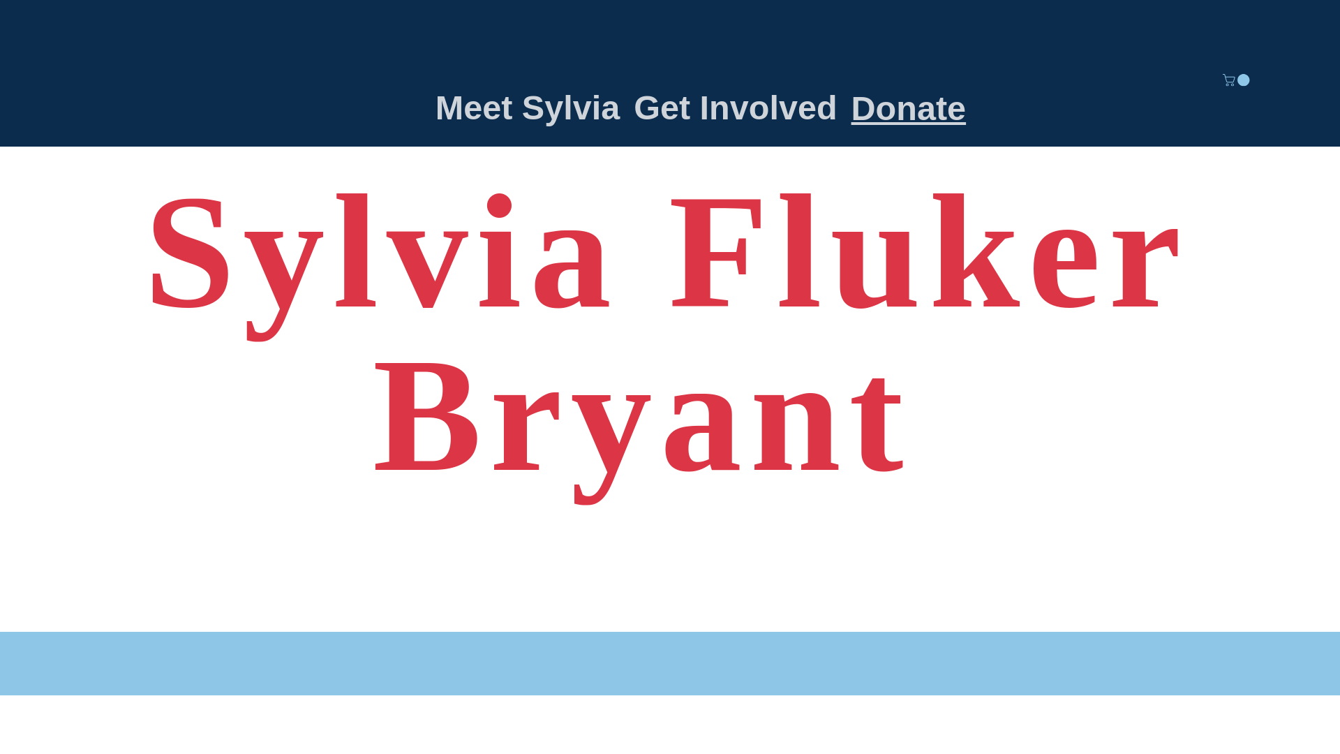 website screenshot of https://sylviabryant9.com/