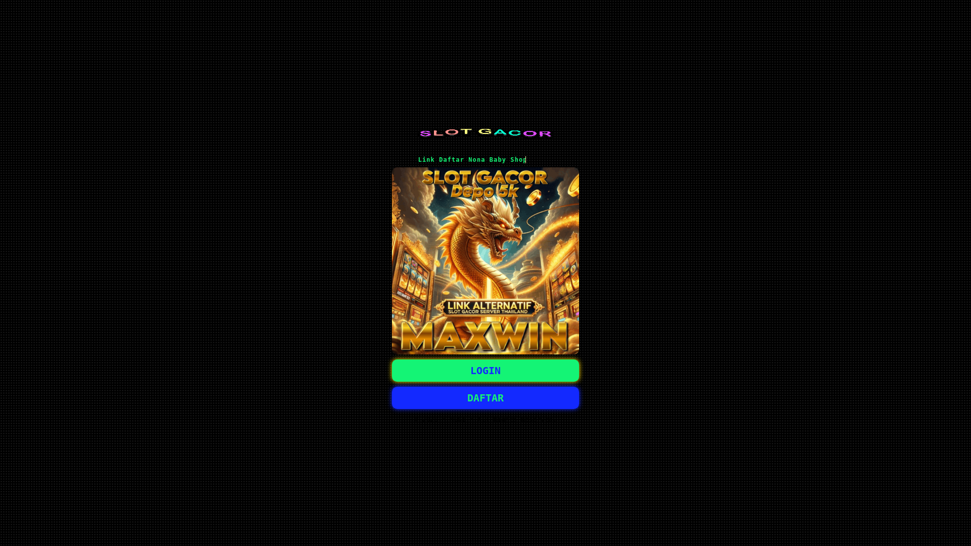 website screenshot of https://nonababyshop.pages.dev/