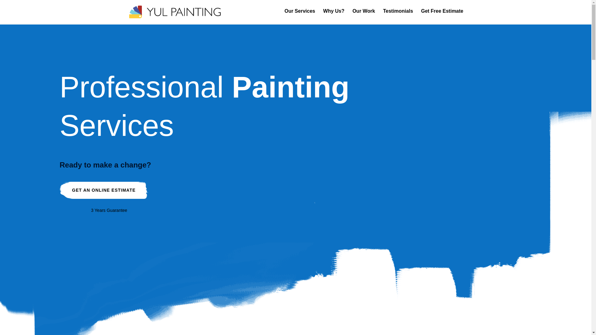 website screenshot of https://yulpaintyn.com/