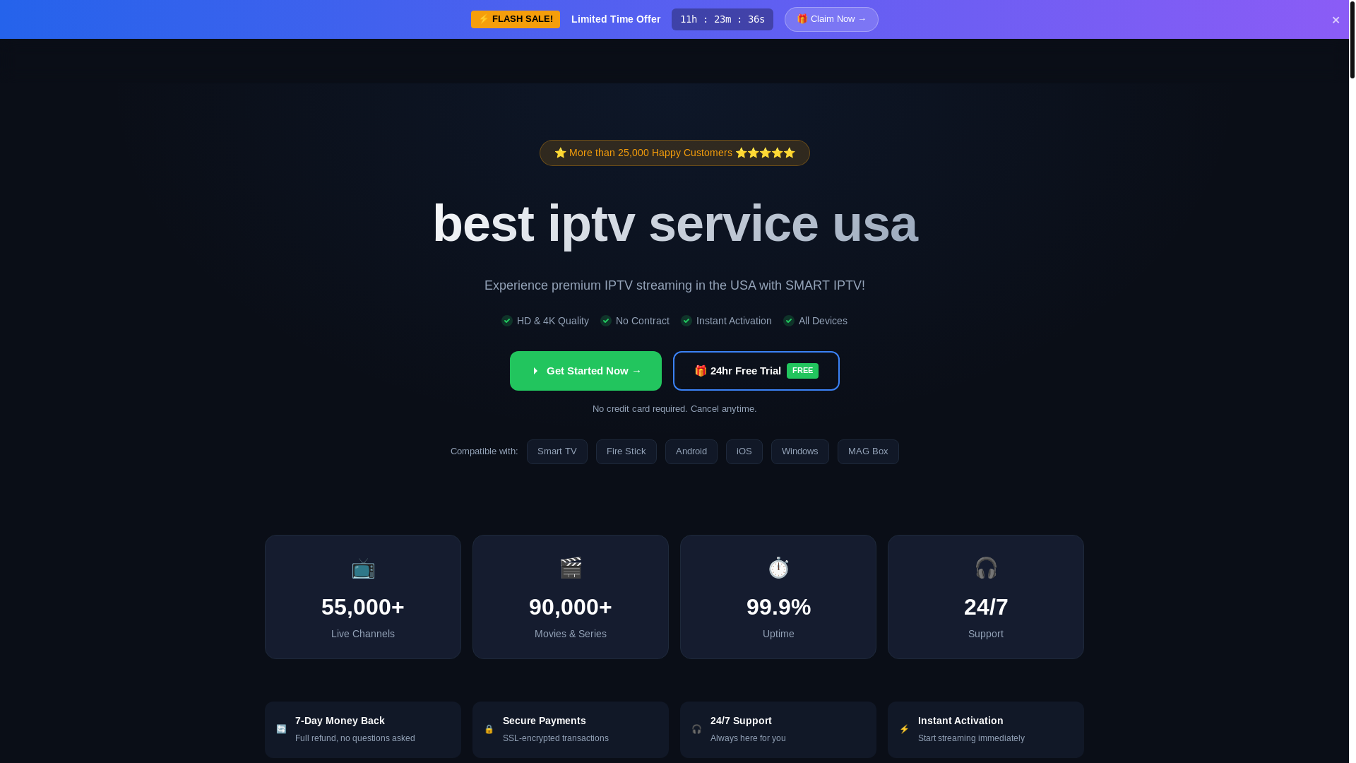 website screenshot of https://smartiptv-usa.pages.dev/
