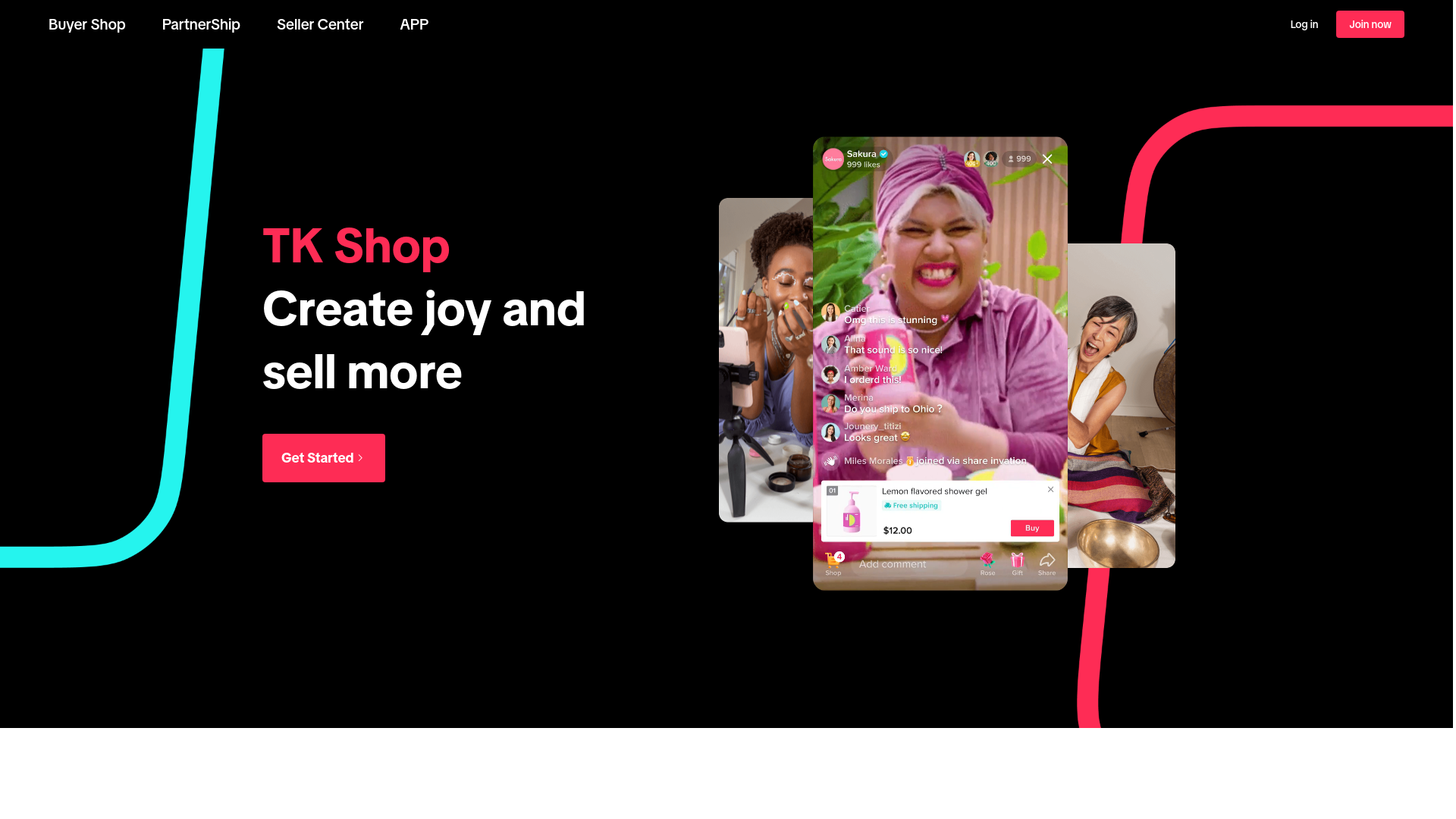 website screenshot of https://mallwithtk.online/