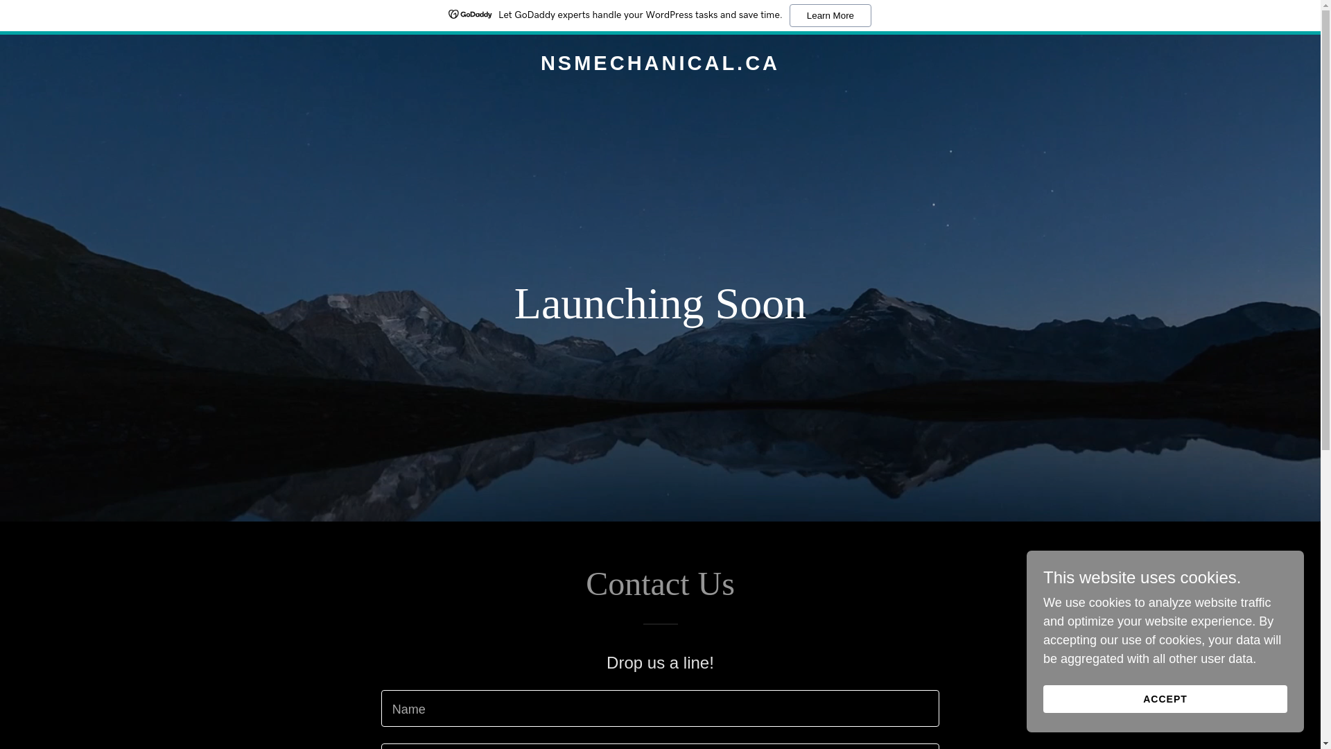 website screenshot of https://nsmechanical.ca/