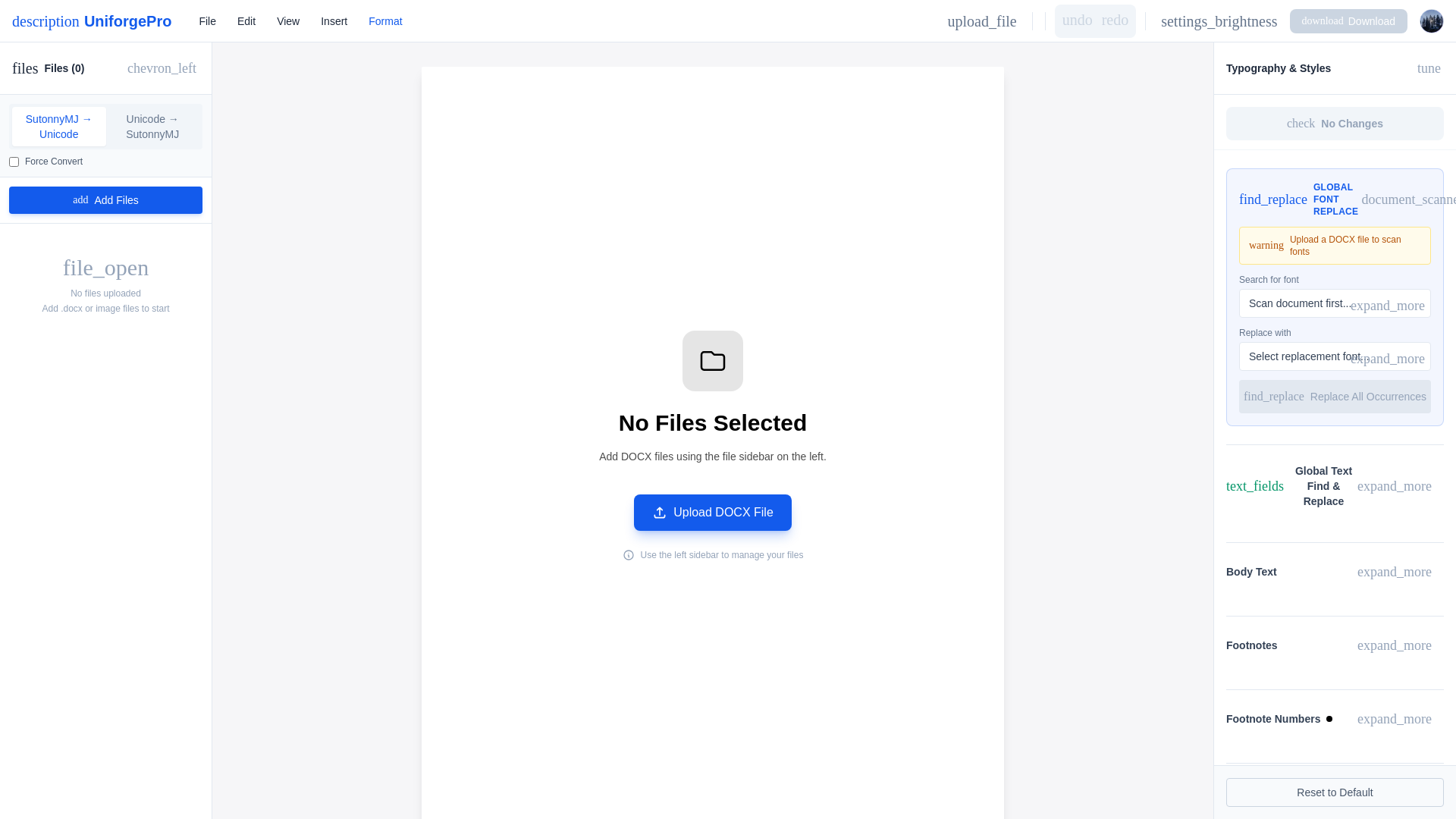 website screenshot of https://ansiconverter.pages.dev/