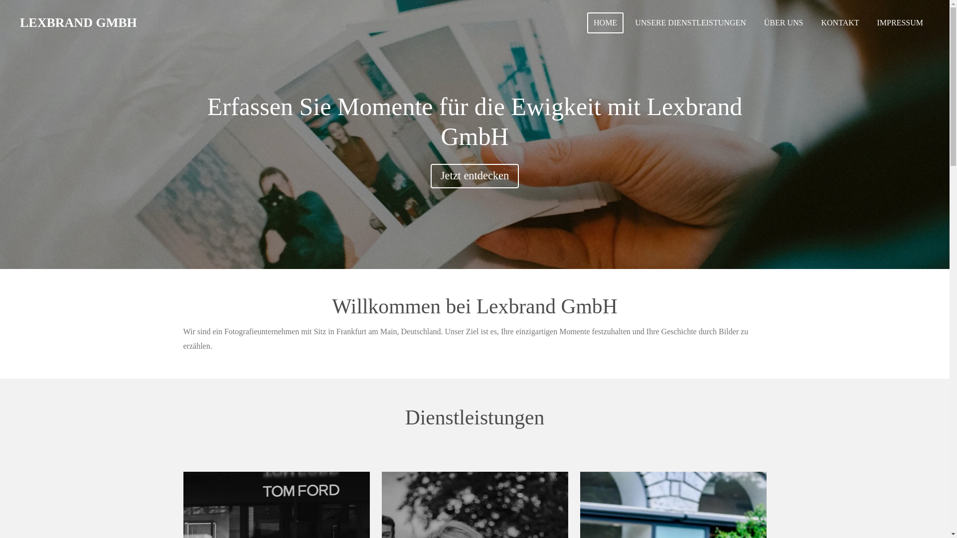 website screenshot of https://lexbrandgmbh.de/