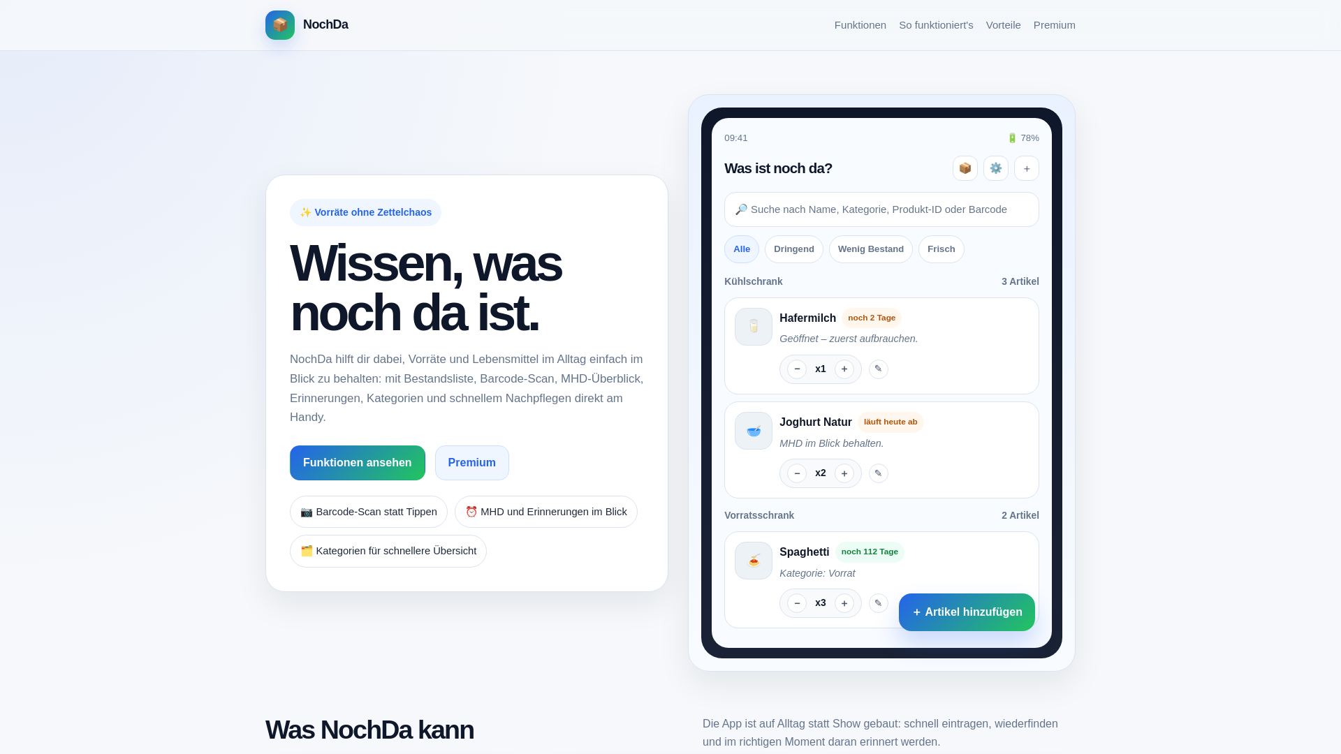 website screenshot of https://noch-da.app/