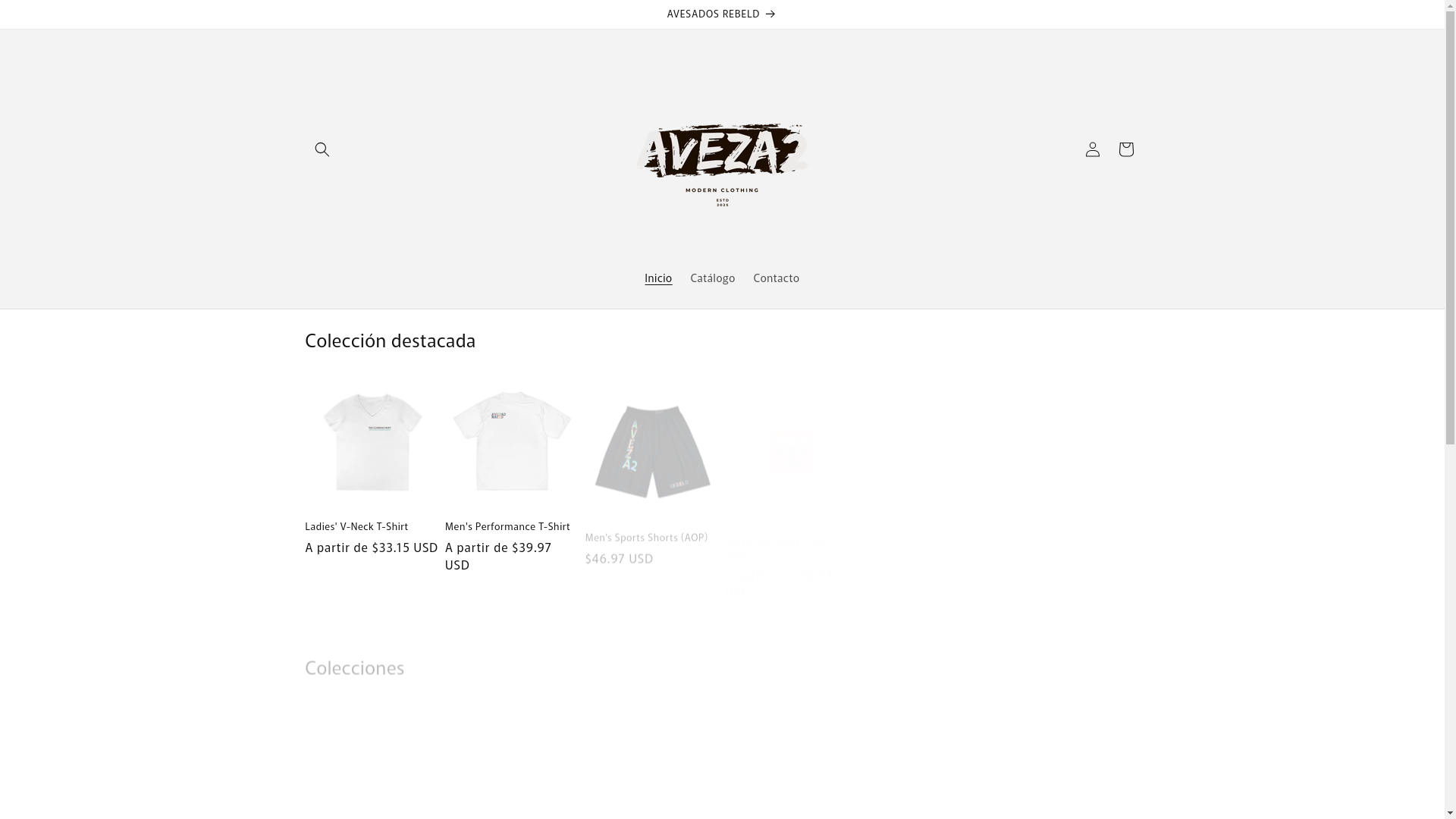 website screenshot of https://avezadosrbd.com/