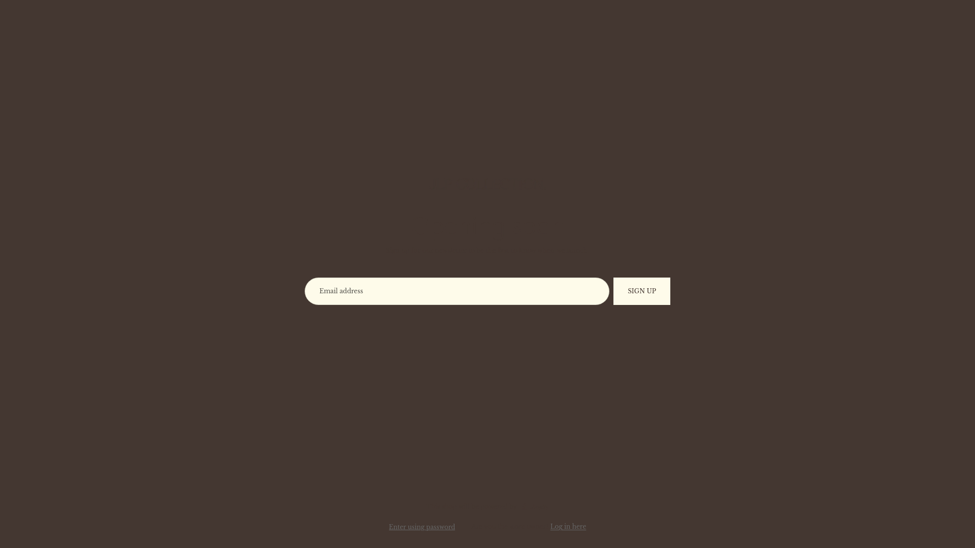 website screenshot of https://jlpcollection.com/