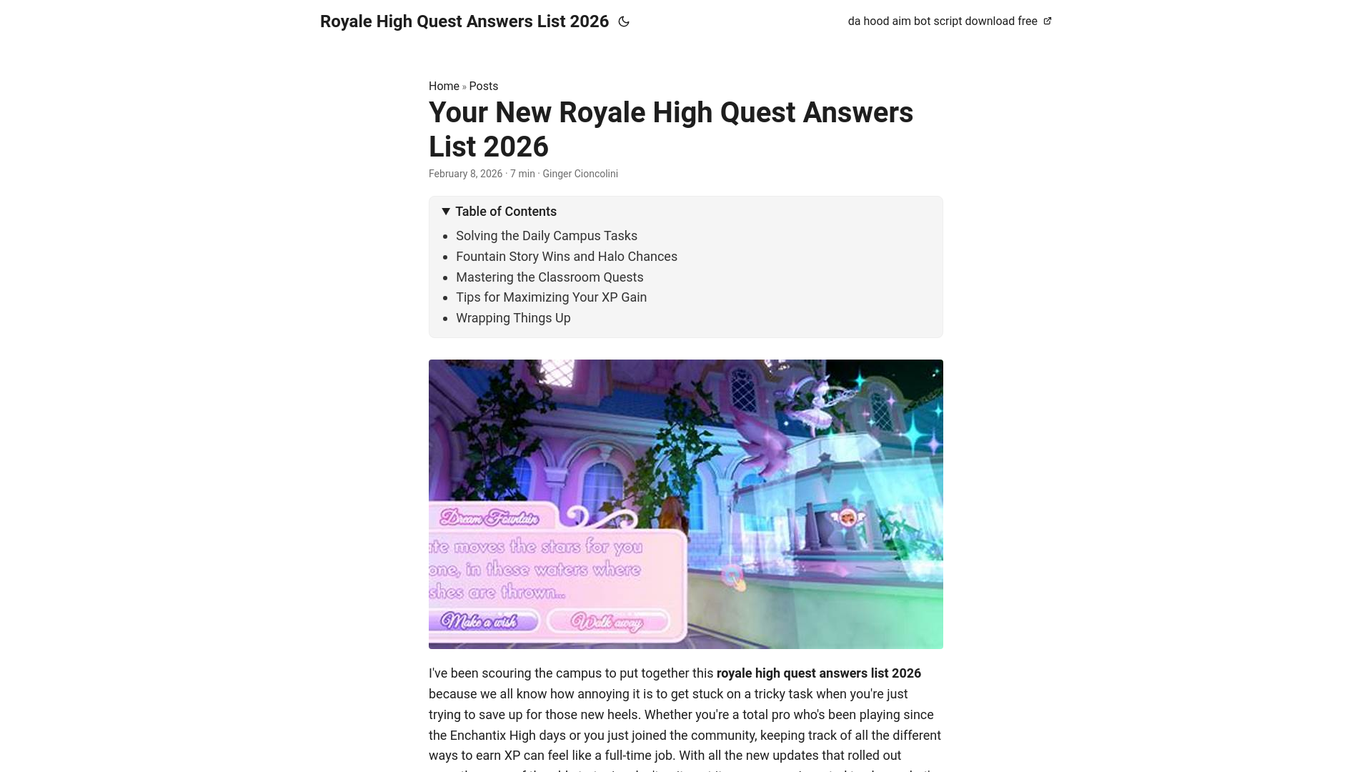 website screenshot of https://royale-high-quest-answers-list-2026.pages.dev/