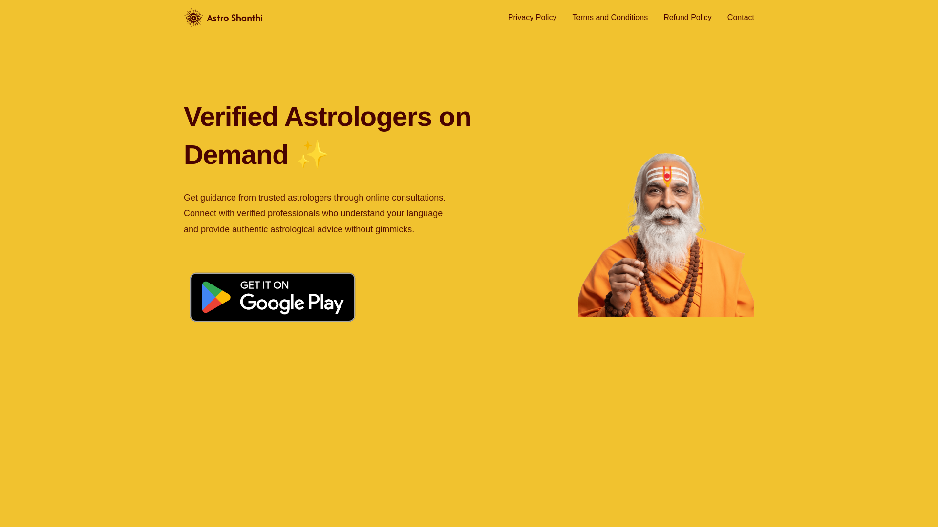 website screenshot of https://astroshanthi-web.pages.dev/