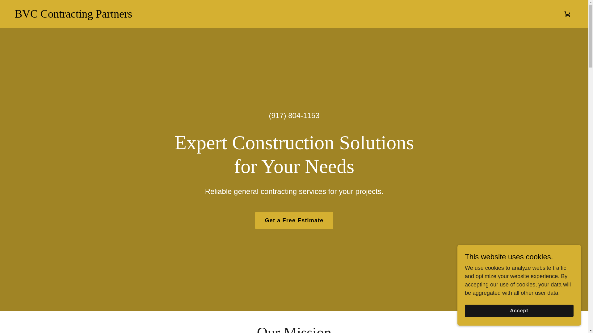 website screenshot of https://bvccontractingpartners.com/