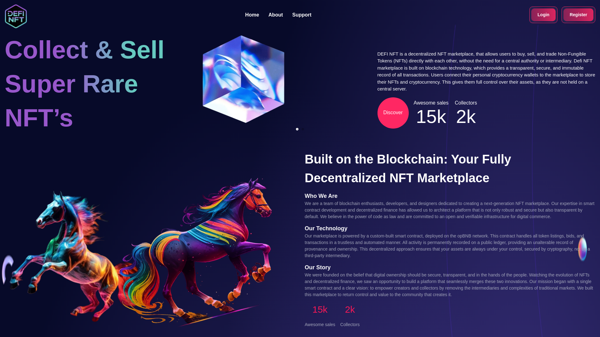 website screenshot of https://definft.live/