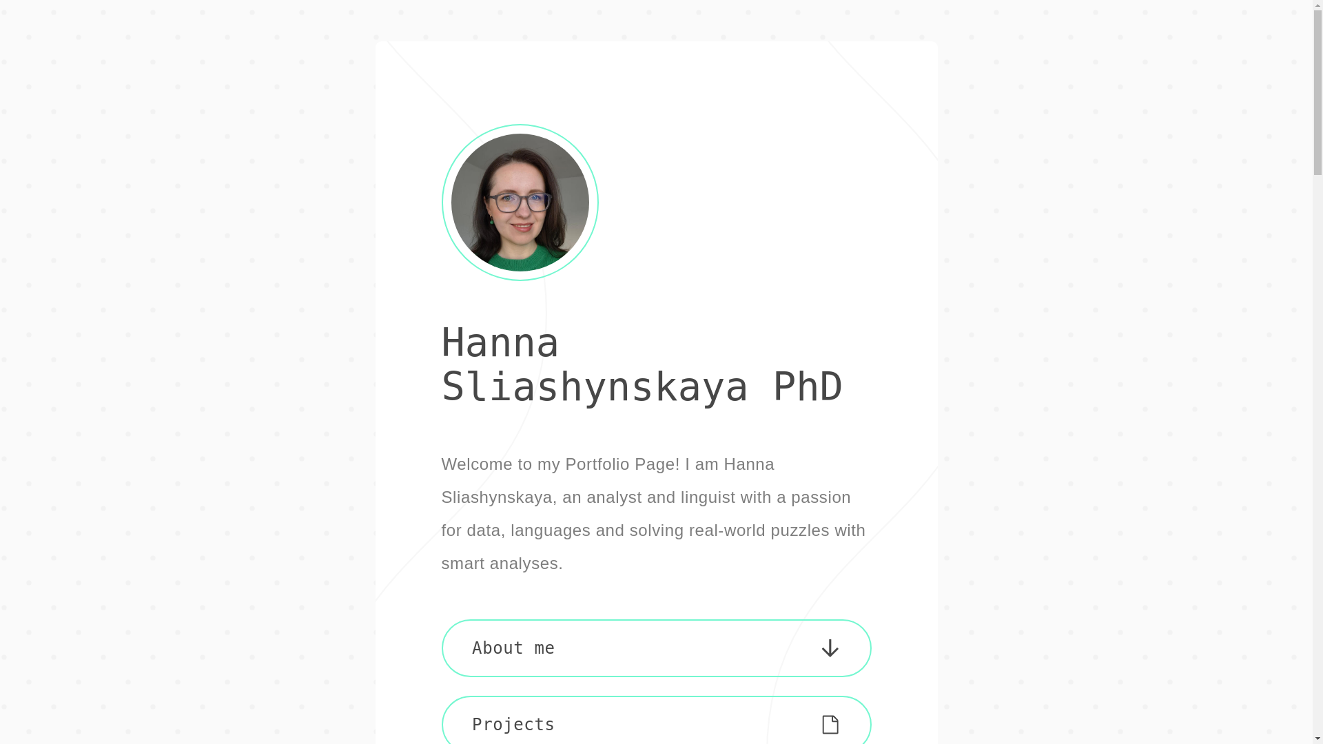 website screenshot of https://hannalytics.org/