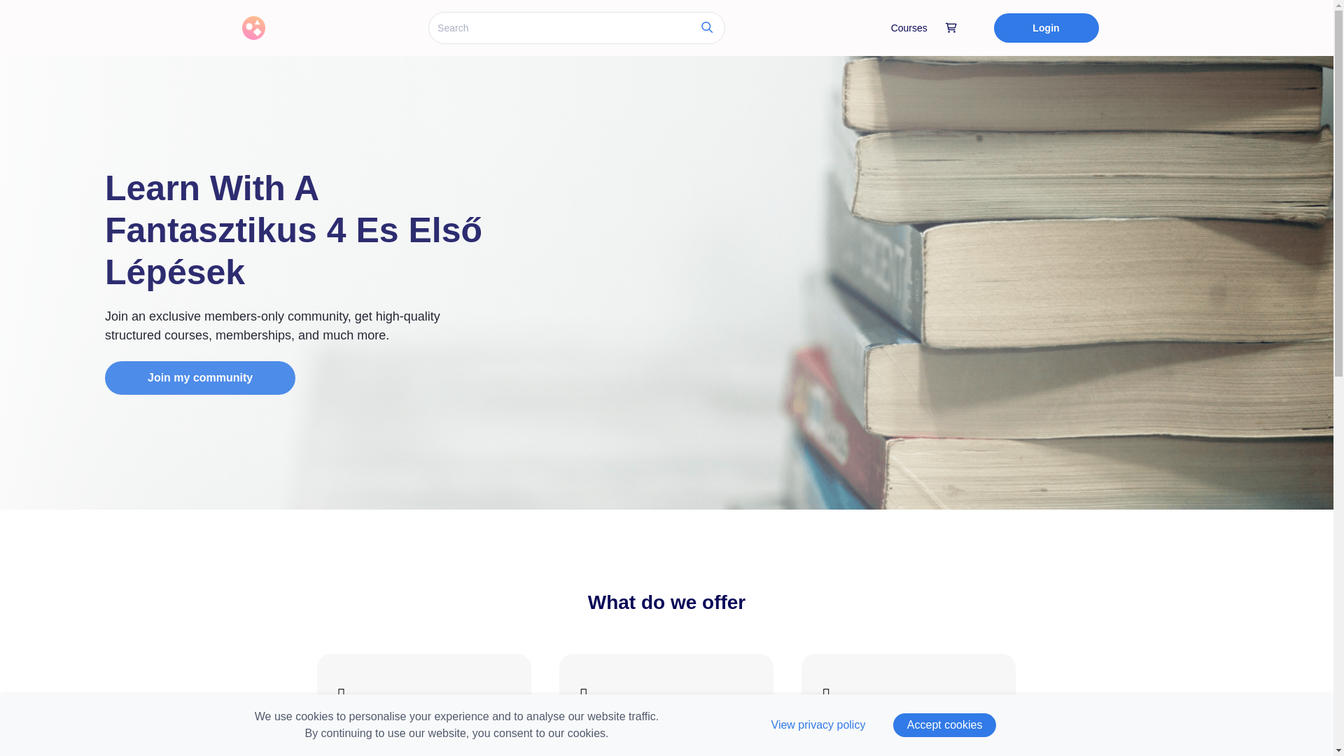 website screenshot of https://afantasztikus4eselslpsek.graphy.com/