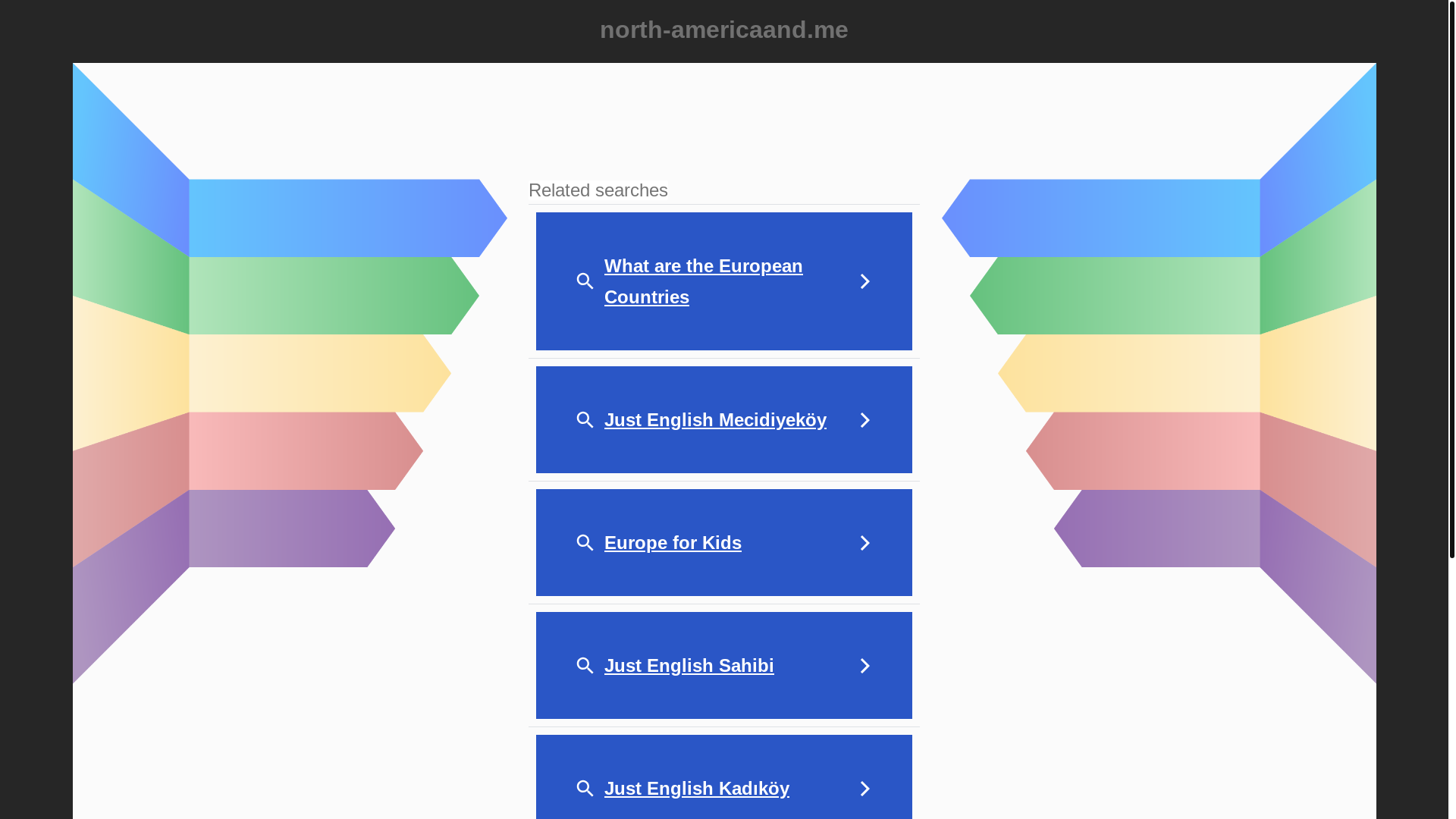 website screenshot of https://north-americaand.me/