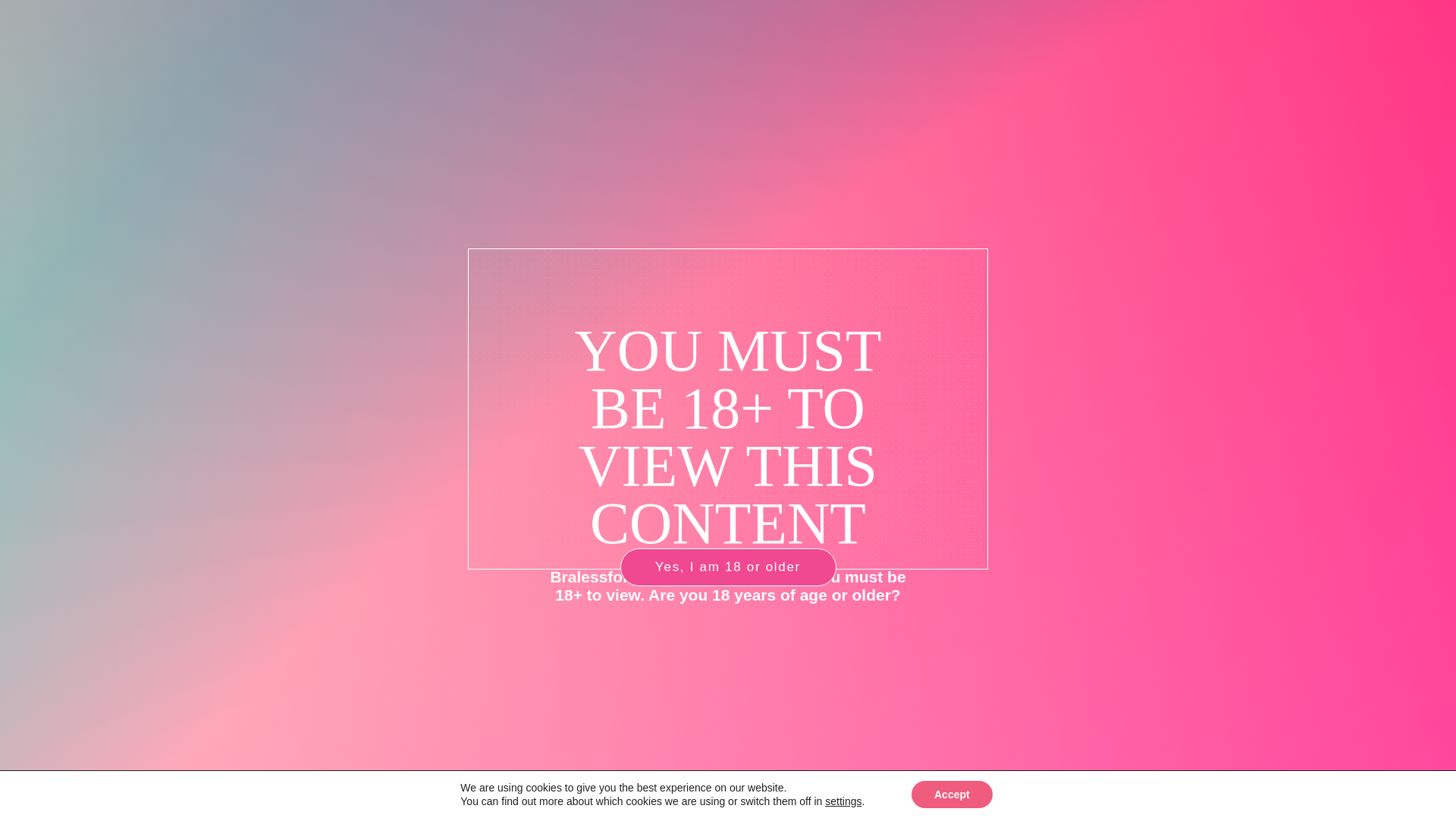website screenshot of https://bralessforever.com/twitter