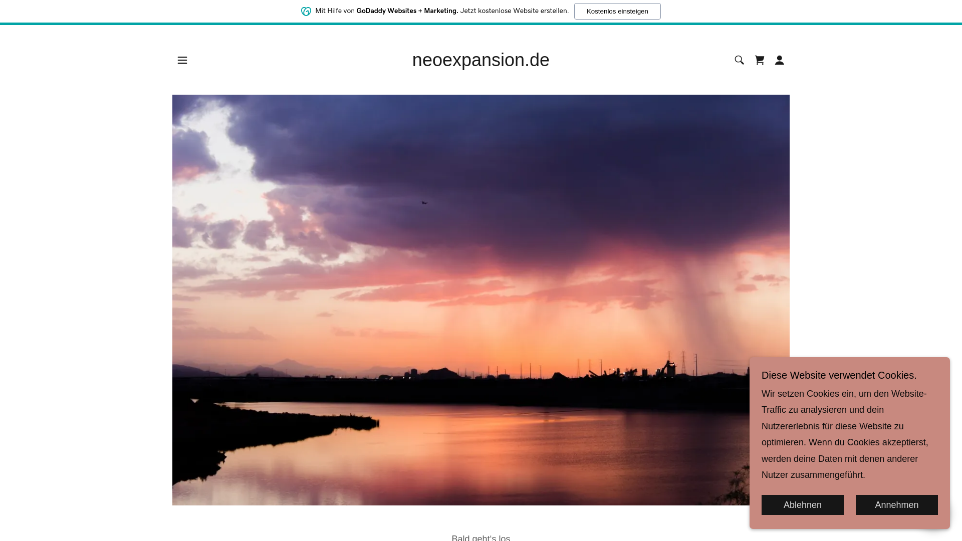 website screenshot of https://neoexpansion.de/