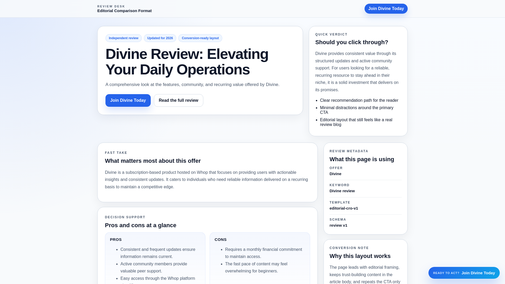 website screenshot of https://divine-review-dznmjo.pages.dev/