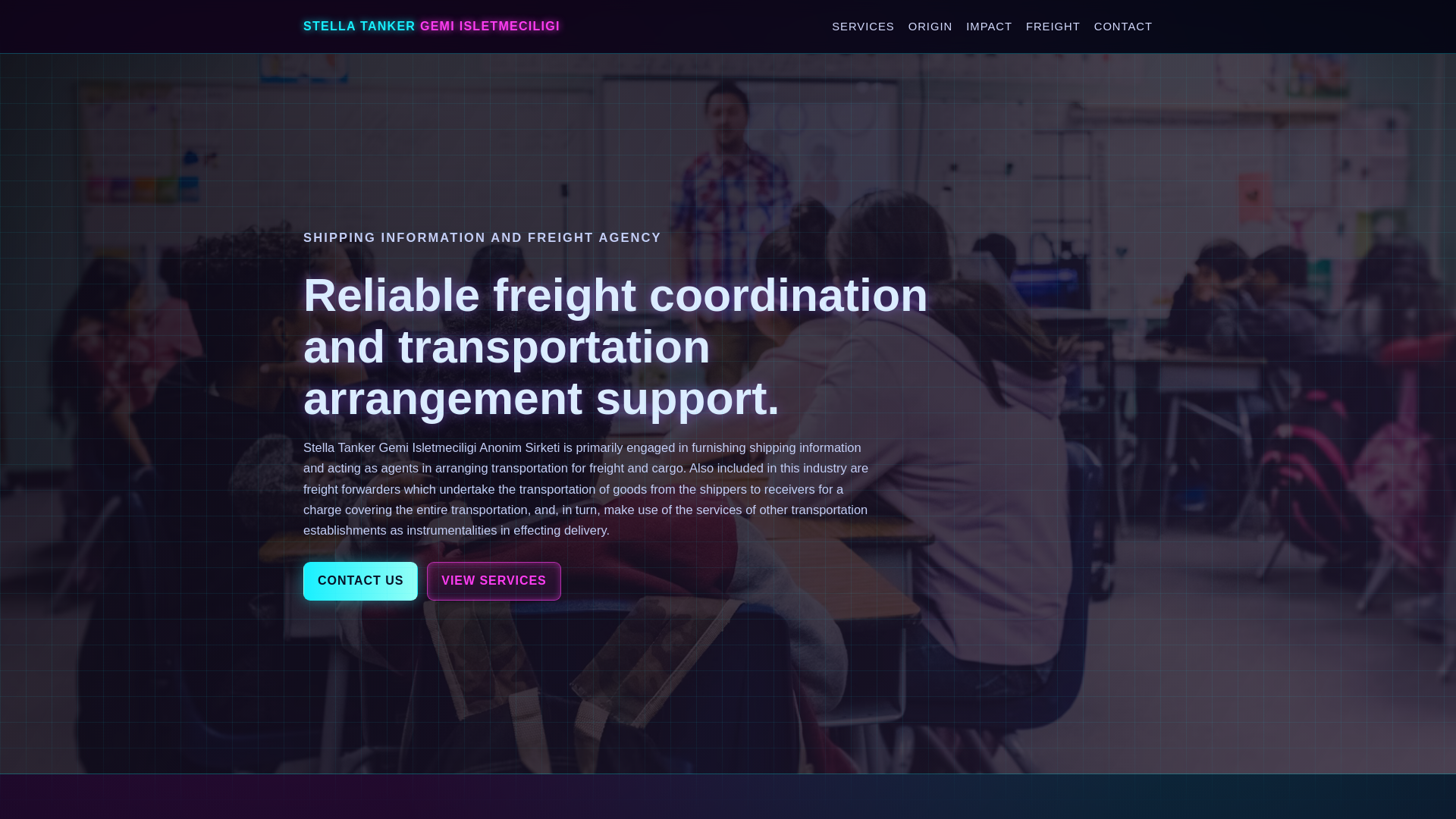website screenshot of https://stellatanker.lat/