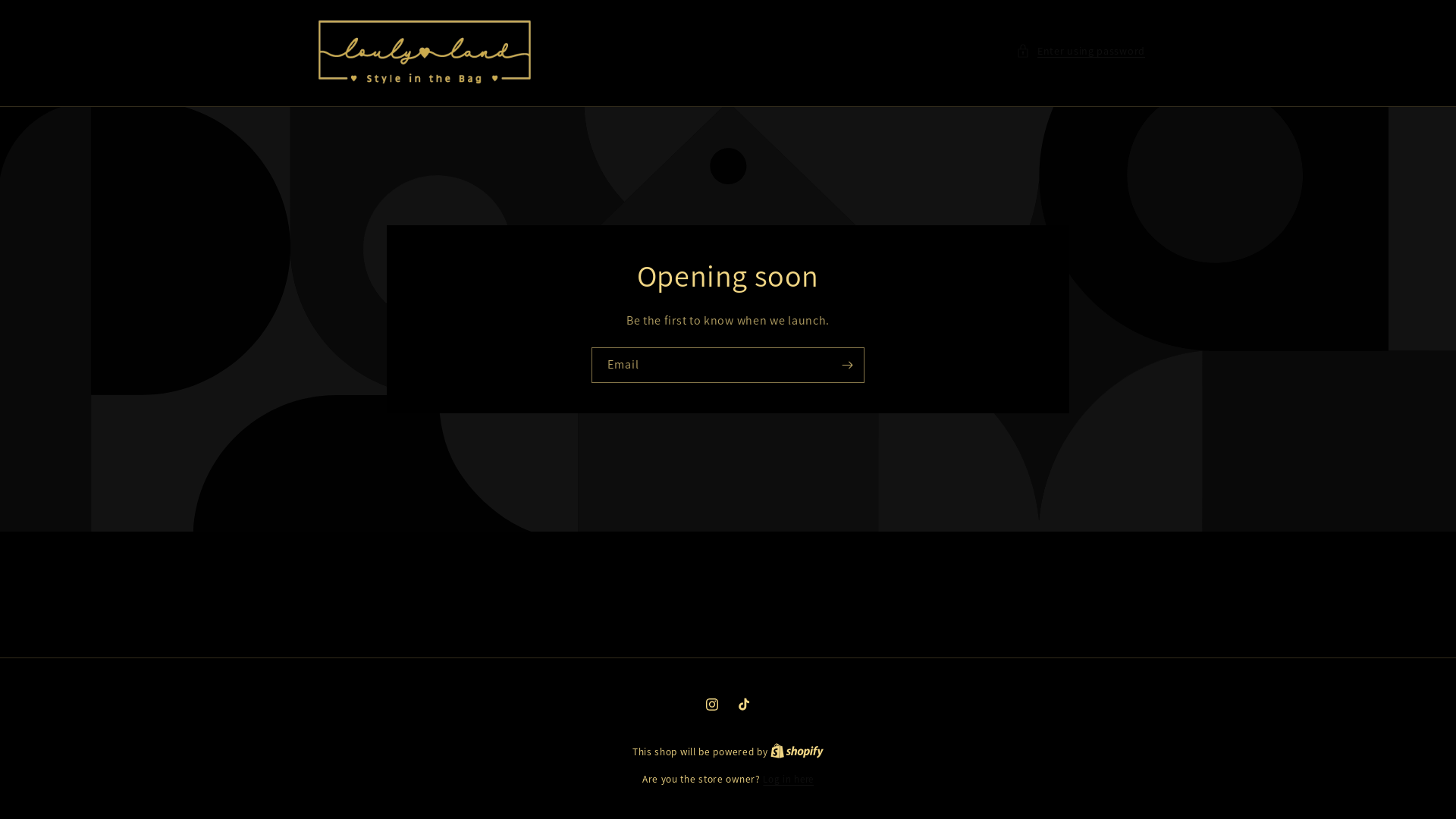 website screenshot of https://louyland.com/