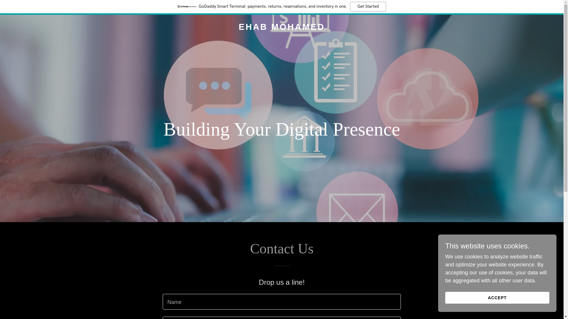 website screenshot of https://ehabmohamed.net/