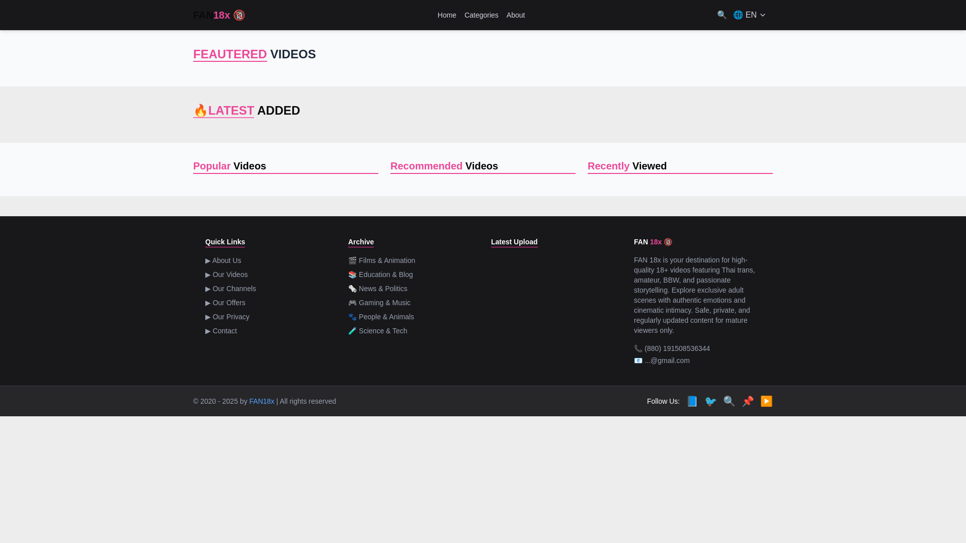 website screenshot of https://fan18x.pages.dev/