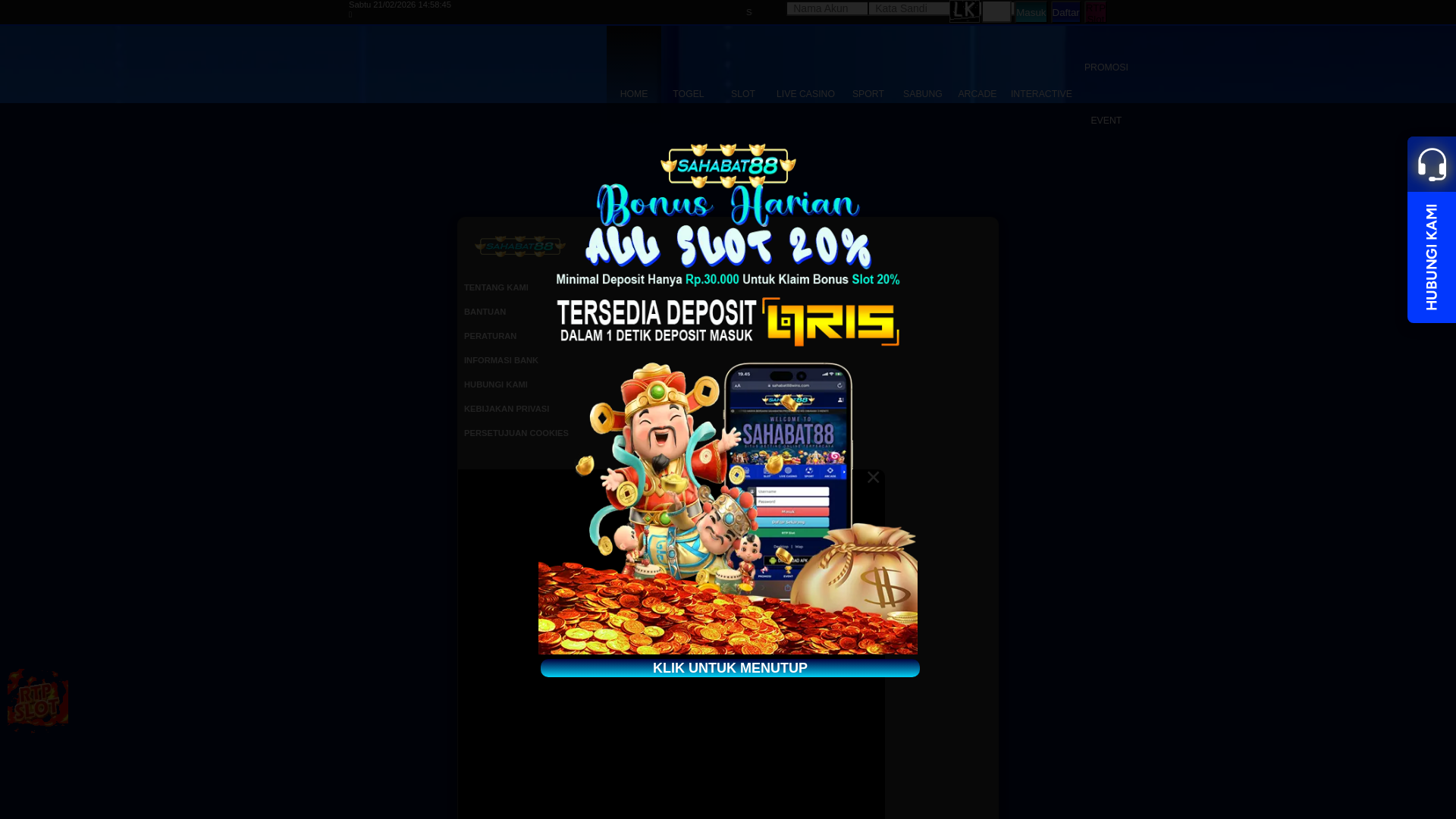 website screenshot of https://sahabat04.com/